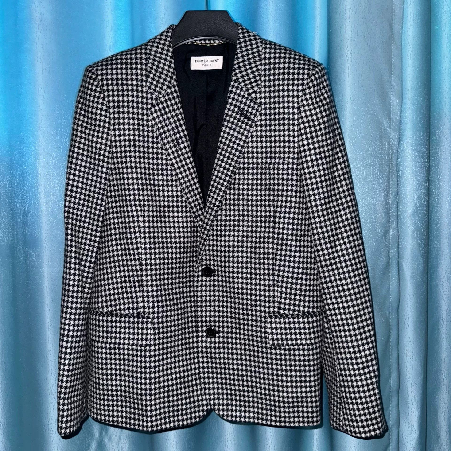 Saint Laurent Paris Saint Laurent SLP Houndstooth Blazer Size US XS / EU 42 / 0 - 1 Thumbnail