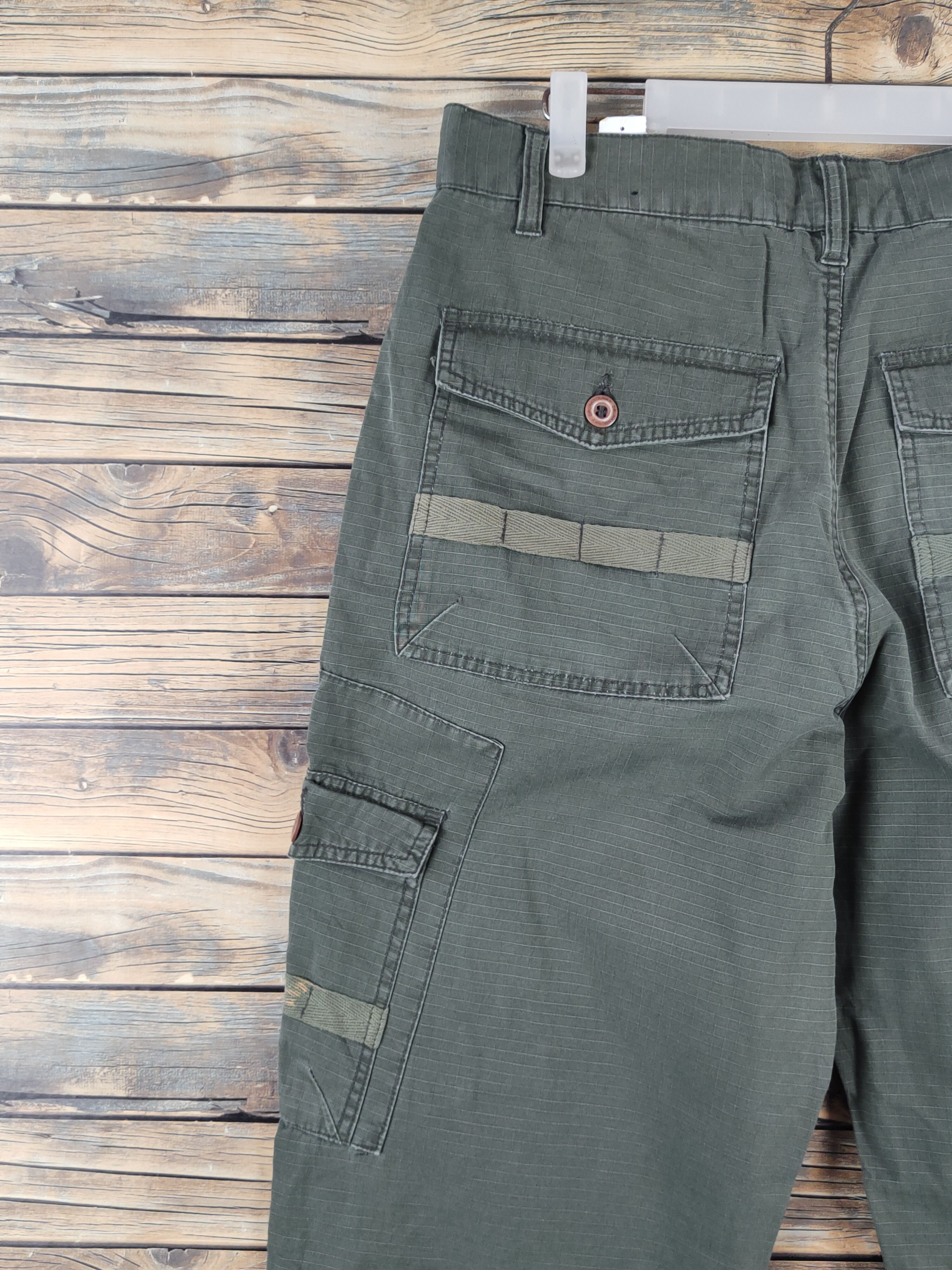 DrunknMunky DL Drunkn Munky Green Multipocket Tactical Cargo Pants #942 Size US 34 / EU 50 - 9 Thumbnail