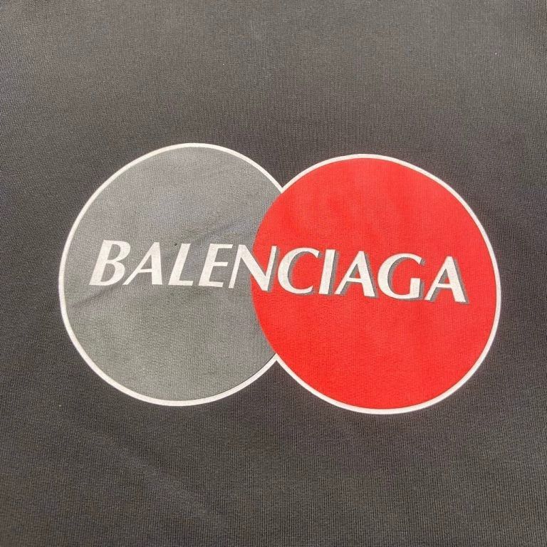 Balenciaga Balenciaga Black Mastercard Hoodie Sweatshirt- Size US M / EU 48-50 / 2 - 4 Thumbnail