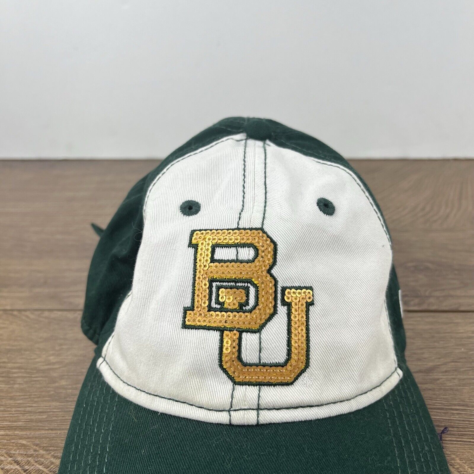 New Era Baylor Bears Hat Baylor New Era 9Twenty White Adjustable Hat Size ONE SIZE - 7 Thumbnail