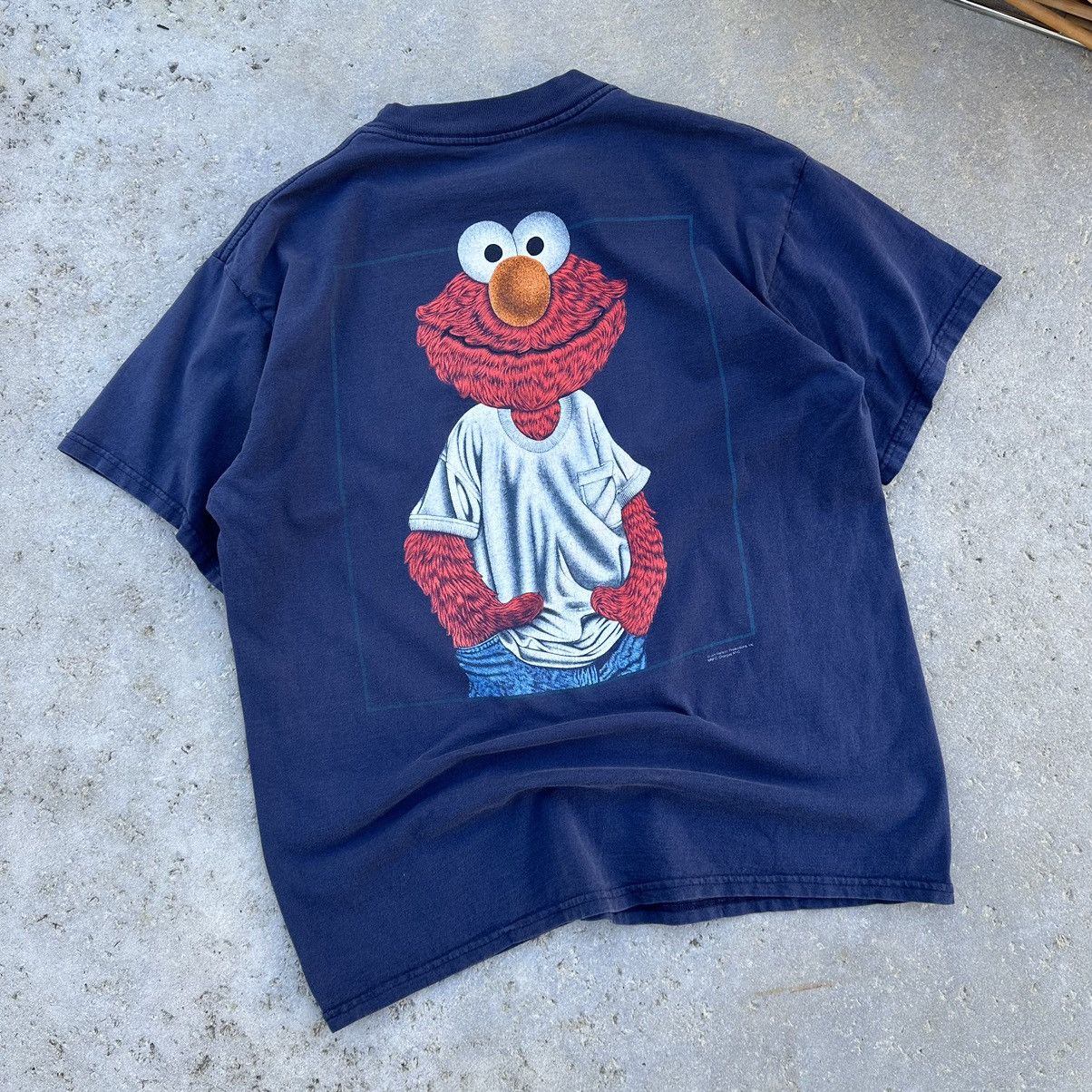 Vintage Vintage 90’s Sesame Street Calvin Klein Spoof Graphic Shirt Size US L / EU 52-54 / 3 - 1 Thumbnail