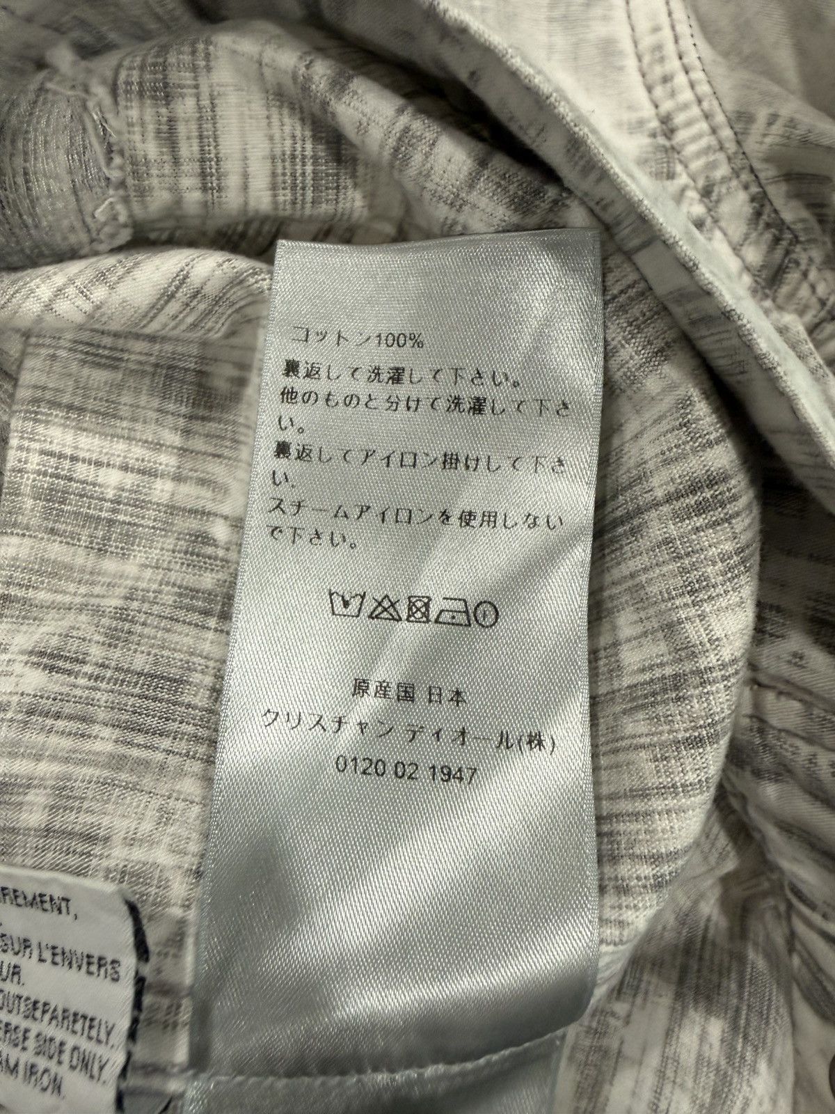 Dior Dior Japanese Denim Grey Oblique Jacket Size US L / EU 52-54 / 3 - 8 Thumbnail