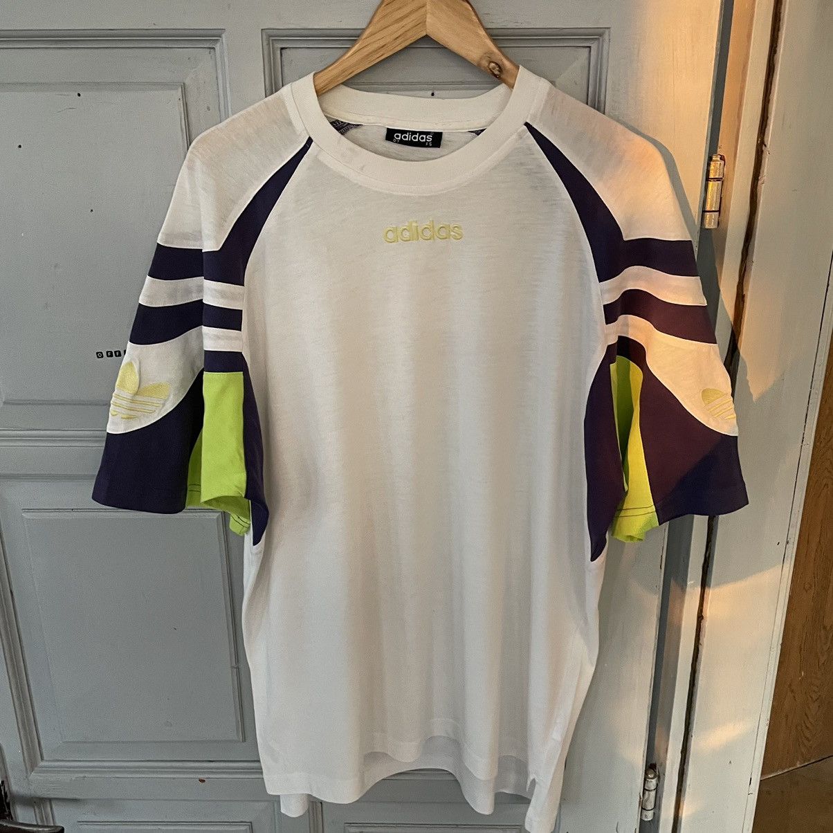 Adidas × Vintage Vintage 1990s Adidas t-shirt retro style y2k opium Size US XL / EU 56 / 4 - 2 Thumbnail