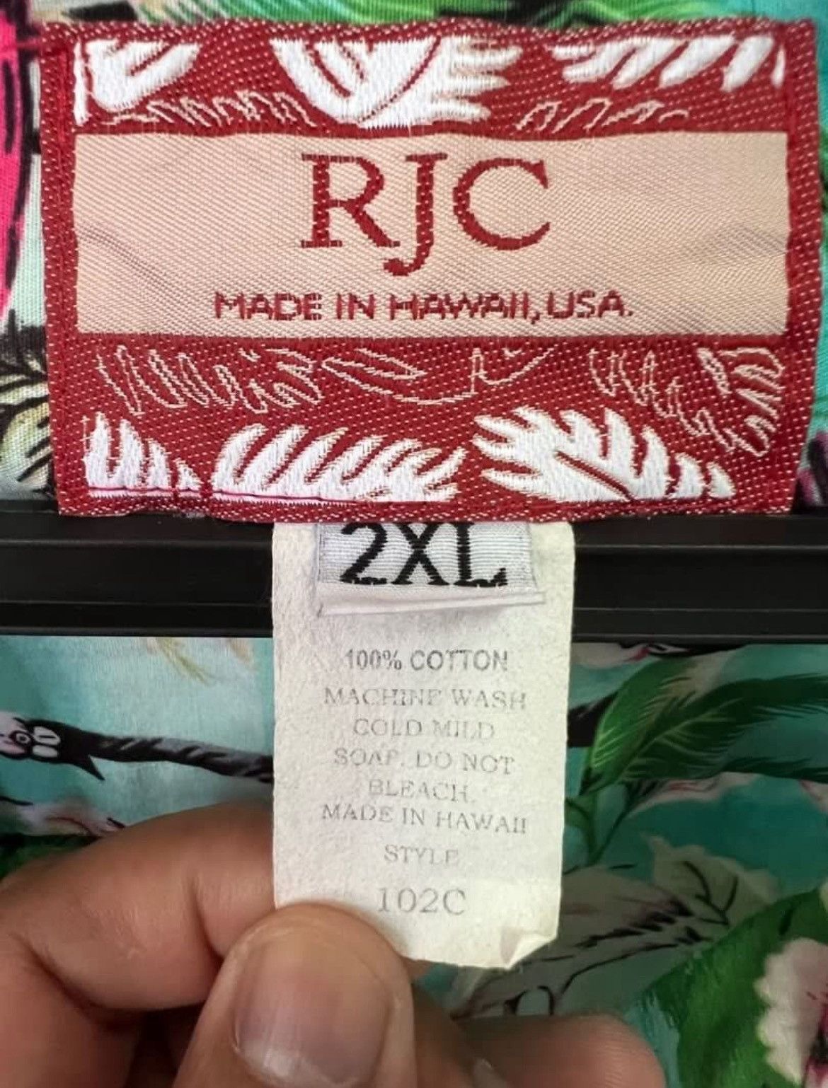 Sun Surf Vintage Hawaiian Flamingo RJC USA Size US XXL / EU 58 / 5 - 4 Thumbnail