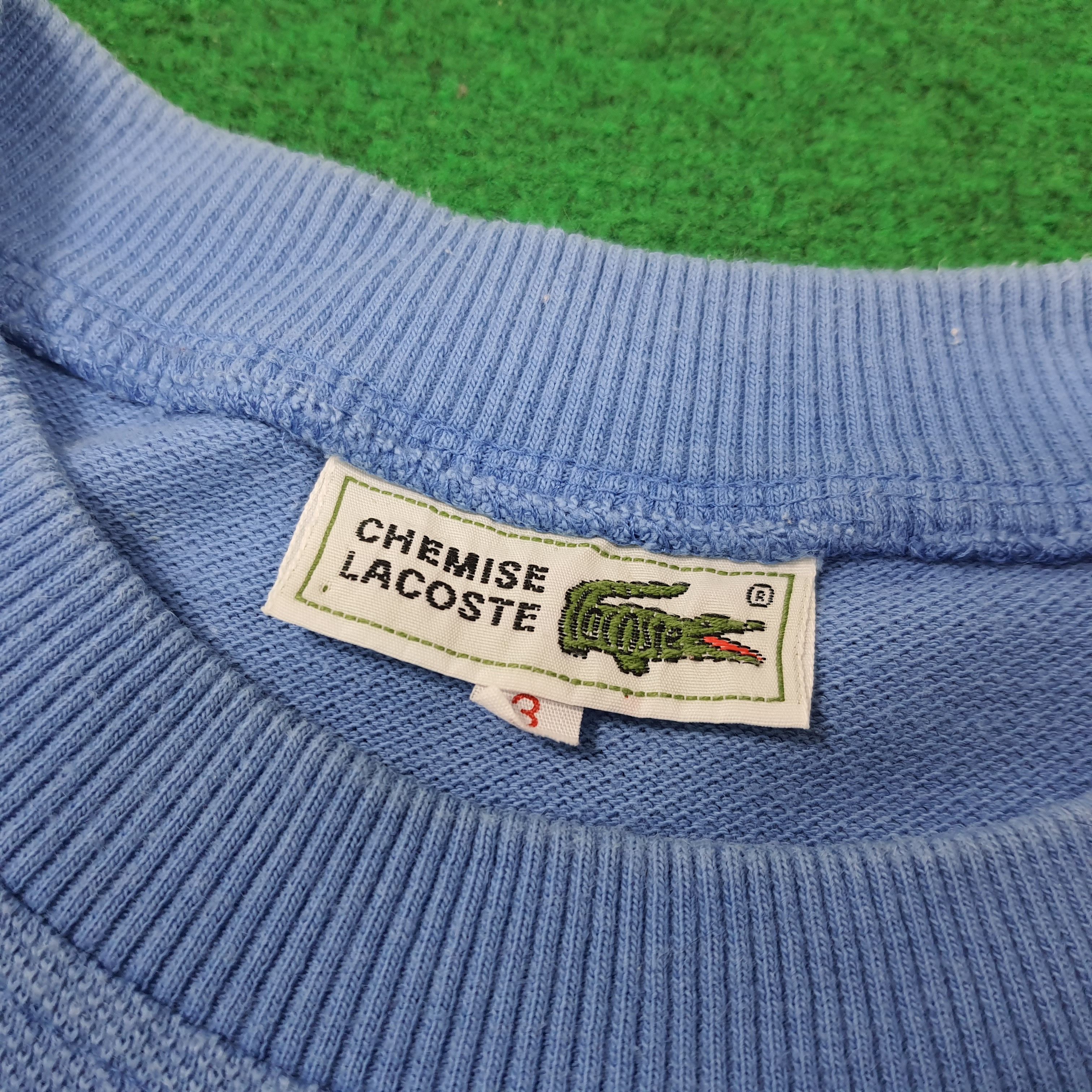 Lacoste Vintage Lacoste Big Logo Embossed Sweatshirt C306N6 Size US S / EU 44-46 / 1 - 5 Thumbnail