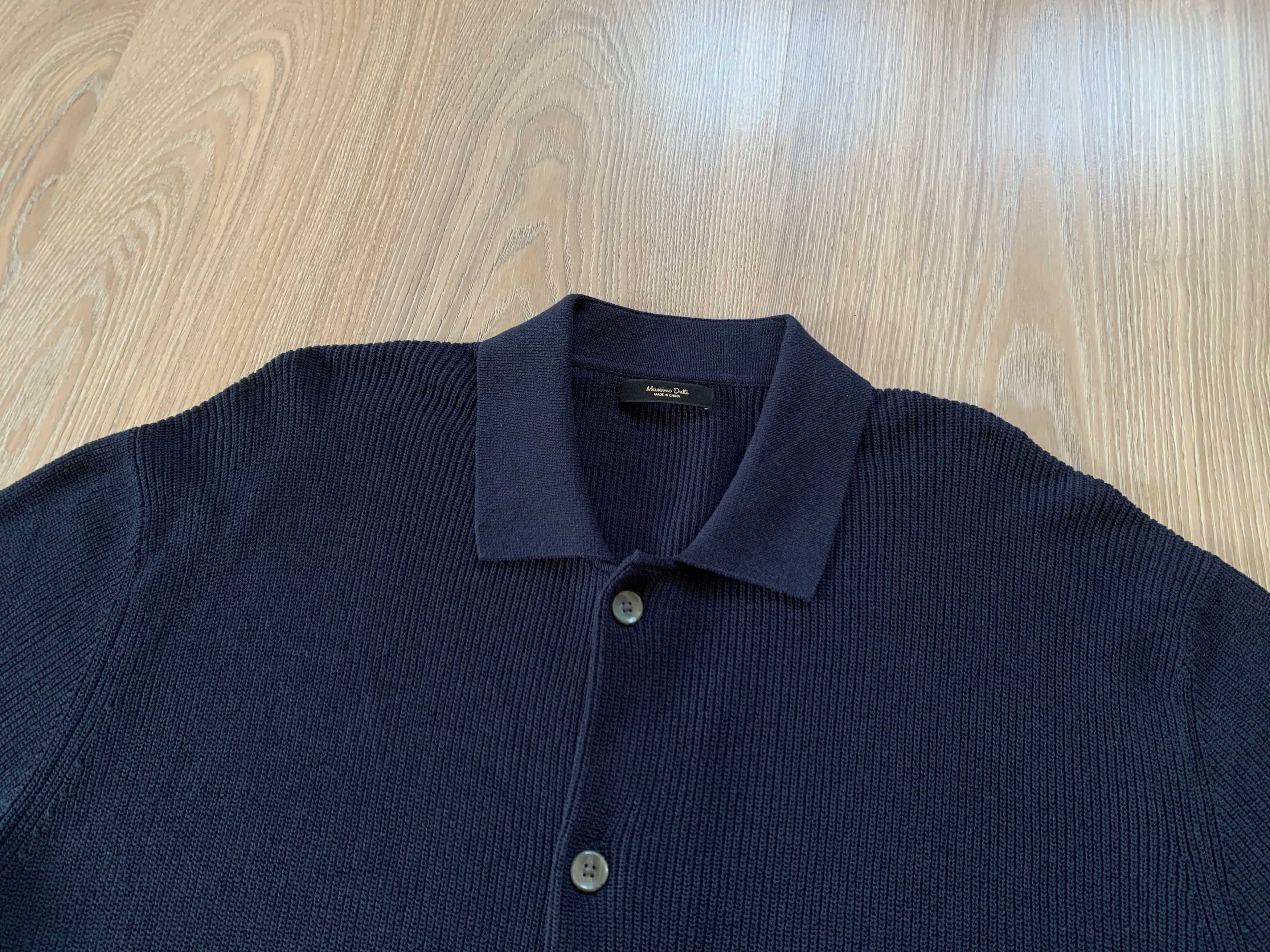 Massimo Dutti Massimo Dutti Mesh Polo Cardigan Size US M / EU 48-50 / 2 - 4 Thumbnail