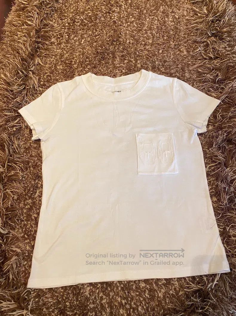 Hermes Hermes Printed short sleeve T-shirt top Size XS / US 0-2 / IT 36-38 - 1 Thumbnail