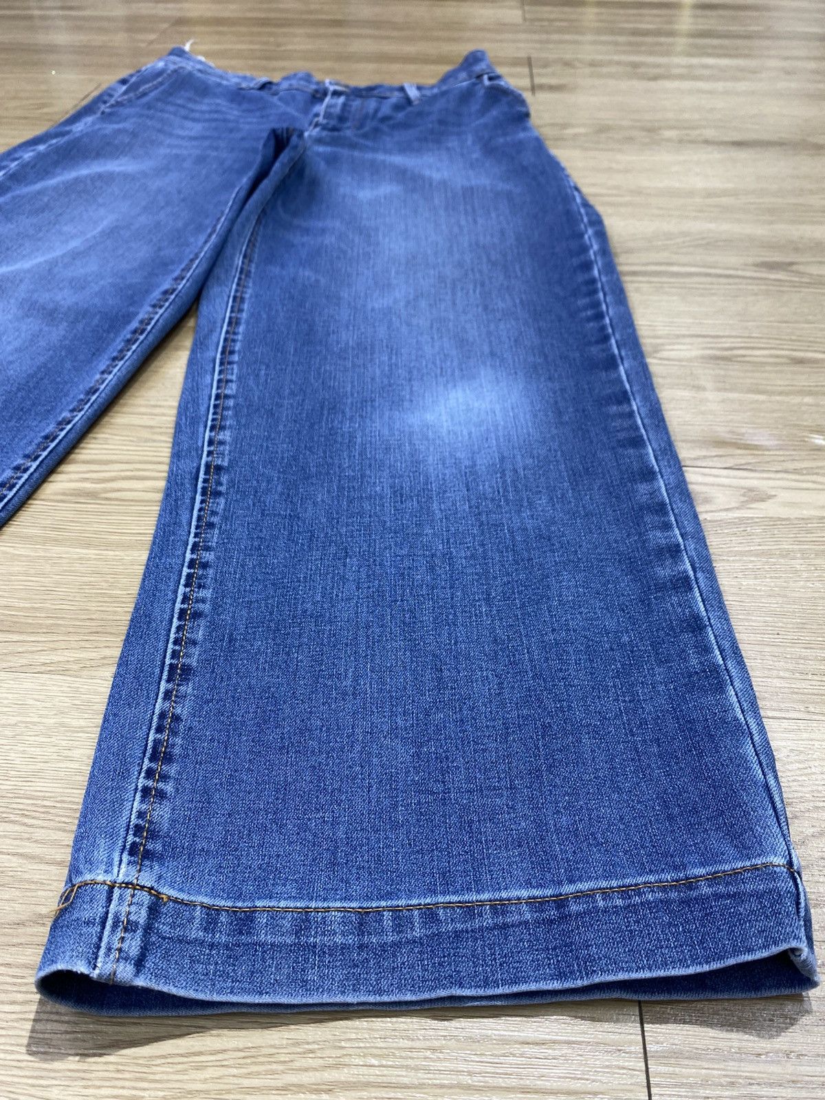 Japanese Brand Japanese Brand Acid Blue Wash Style Baggy Jeans Size US 28 / EU 44 - 6 Thumbnail