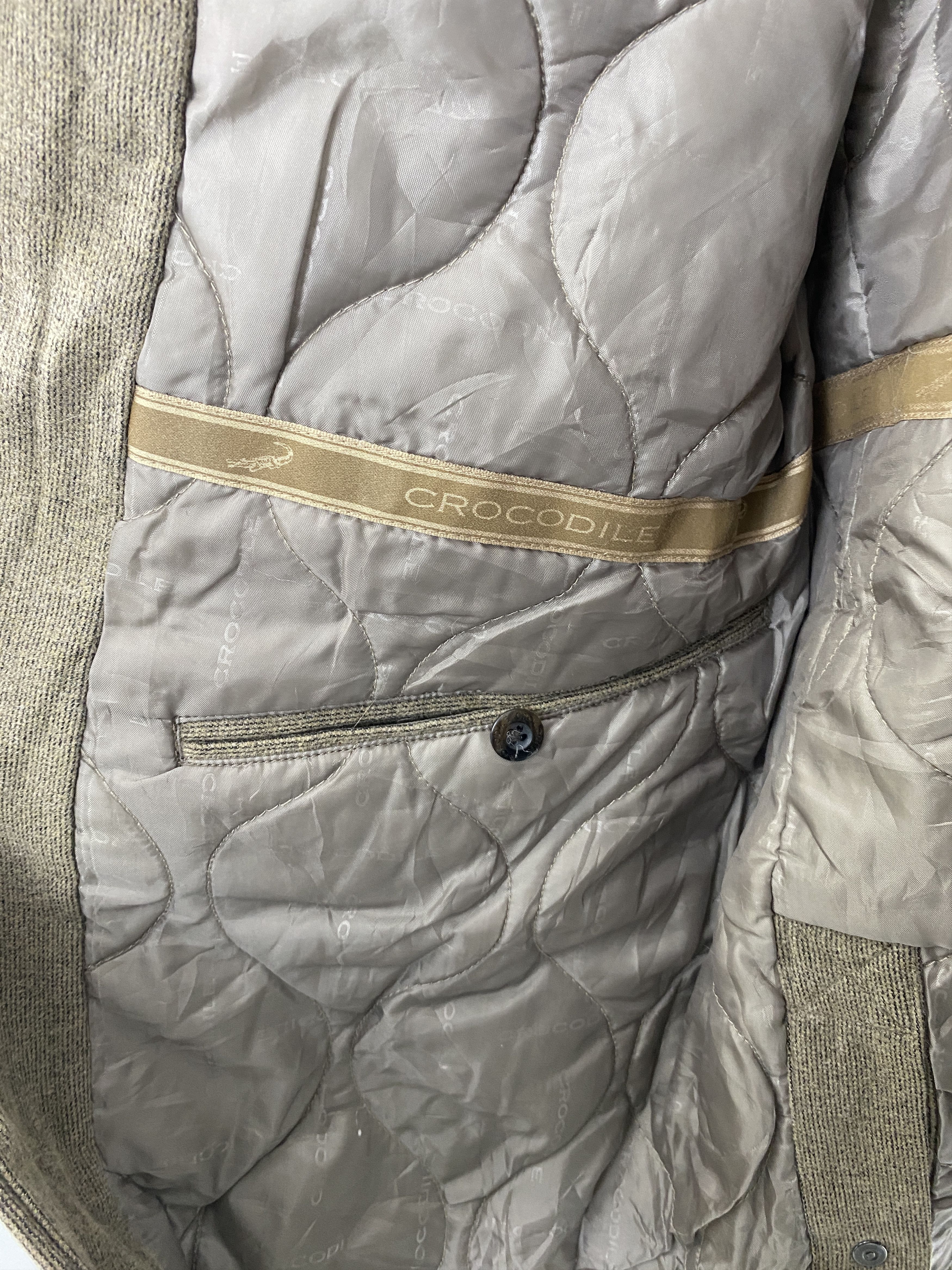 Japanese Brand Vintage Crocodile Ponteroro Zipper Up Jacket Brown JA0083 Size US L / EU 52-54 / 3 - 9 Thumbnail