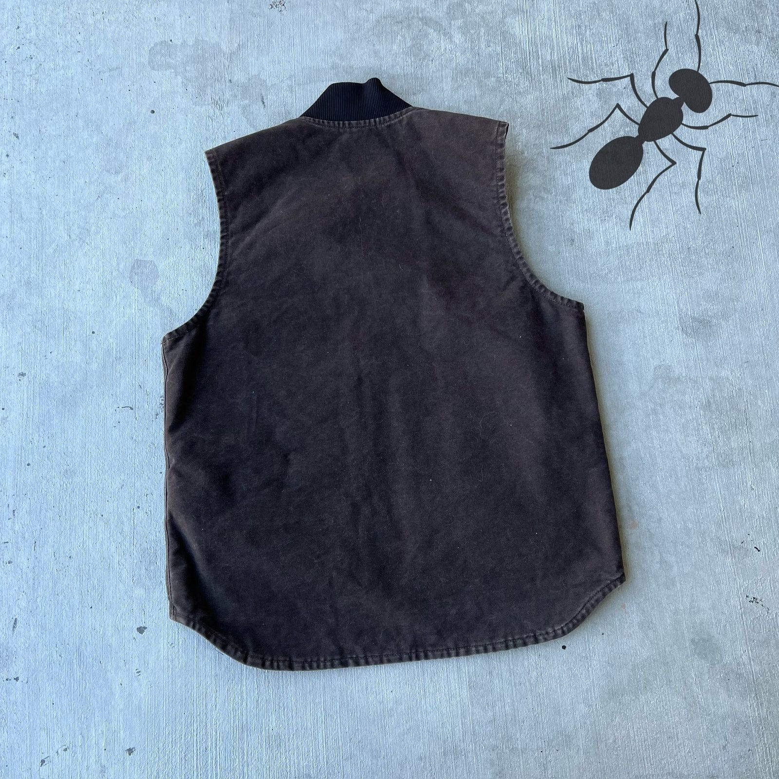 Carhartt × Vintage Carhartt V02 DKB brown work wear vest Size US M / EU 48-50 / 2 - 4 Thumbnail