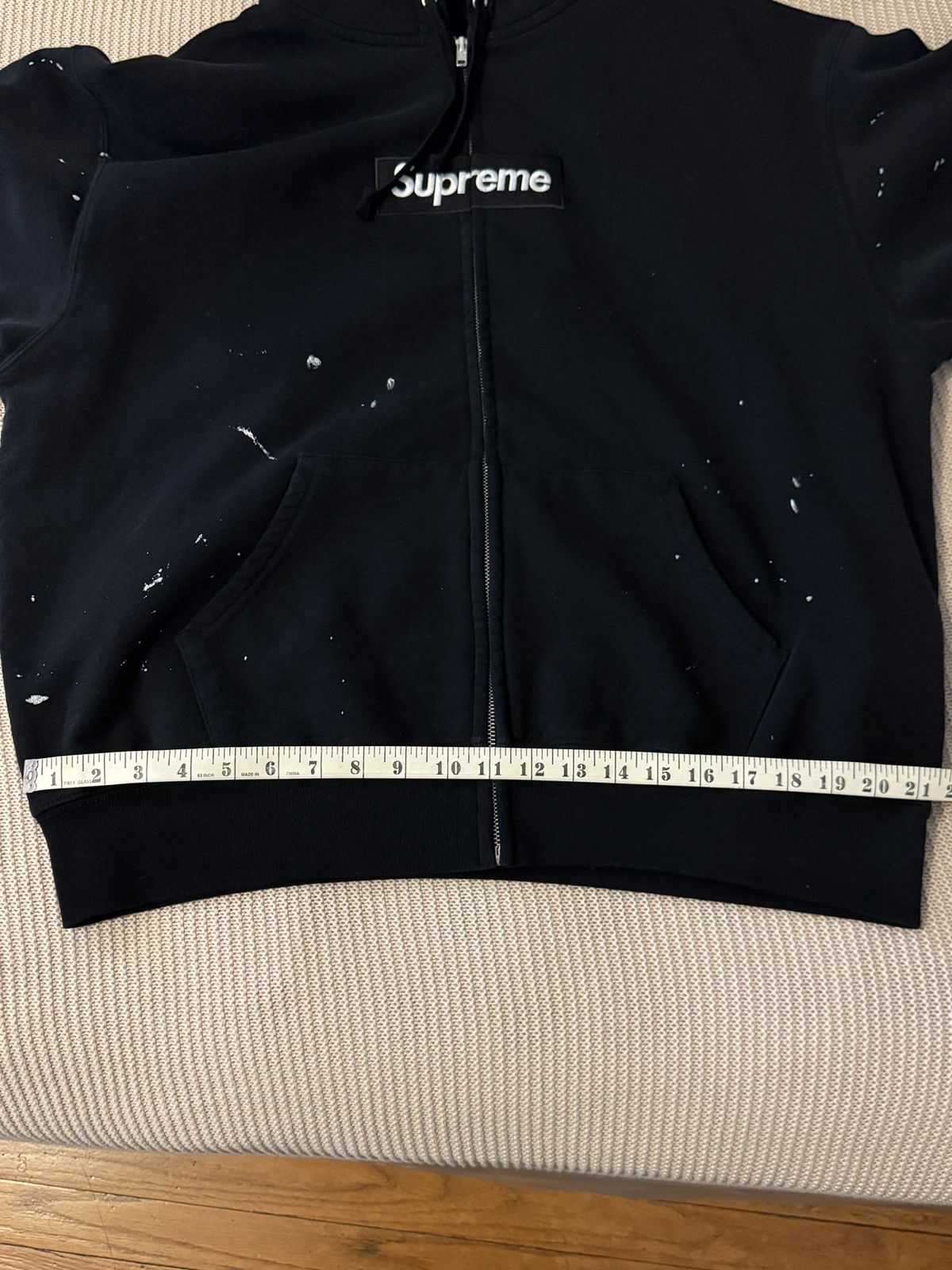 Maison Margiela × Supreme Supreme x MM6 Box Logo Zip Up Size L Size US L / EU 52-54 / 3 - 12 Thumbnail