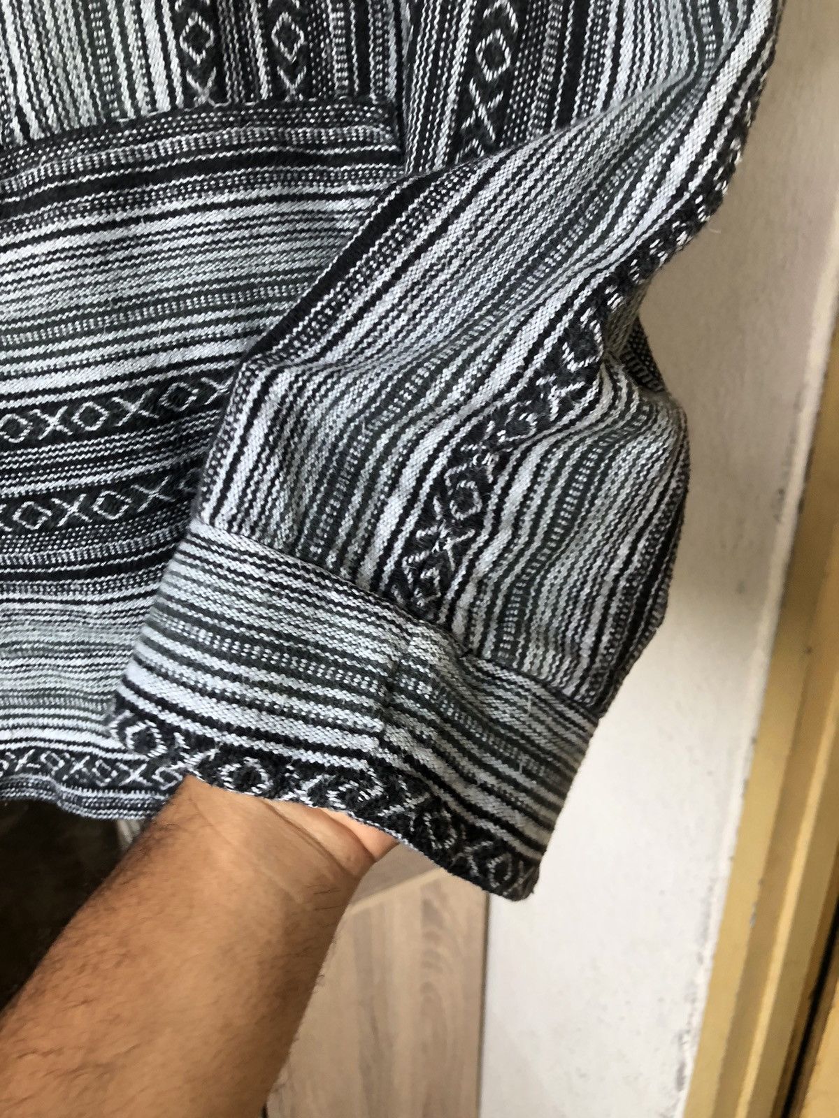 Vintage Vintage Lakhay Knit Cotton Hitchhiker Boho Hoodie Like Coogi Size US S / EU 44-46 / 1 - 11 Thumbnail