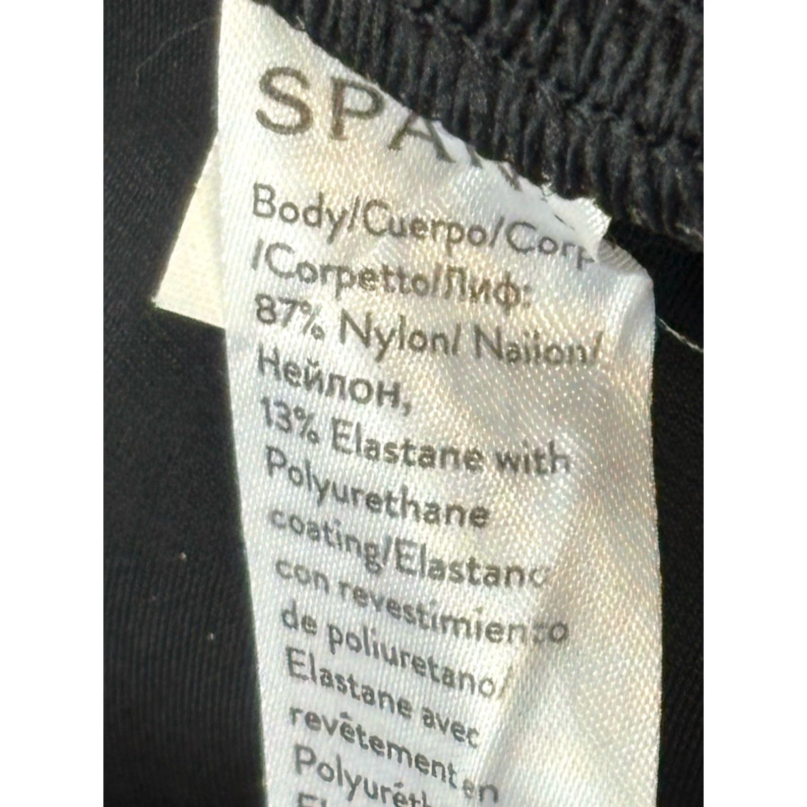 Spanx SPANX Faux Leather Black Camo Leggings Womens Size M High Rise Stretch Activewear Size 32" / US 10 / IT 46 - 6 Thumbnail
