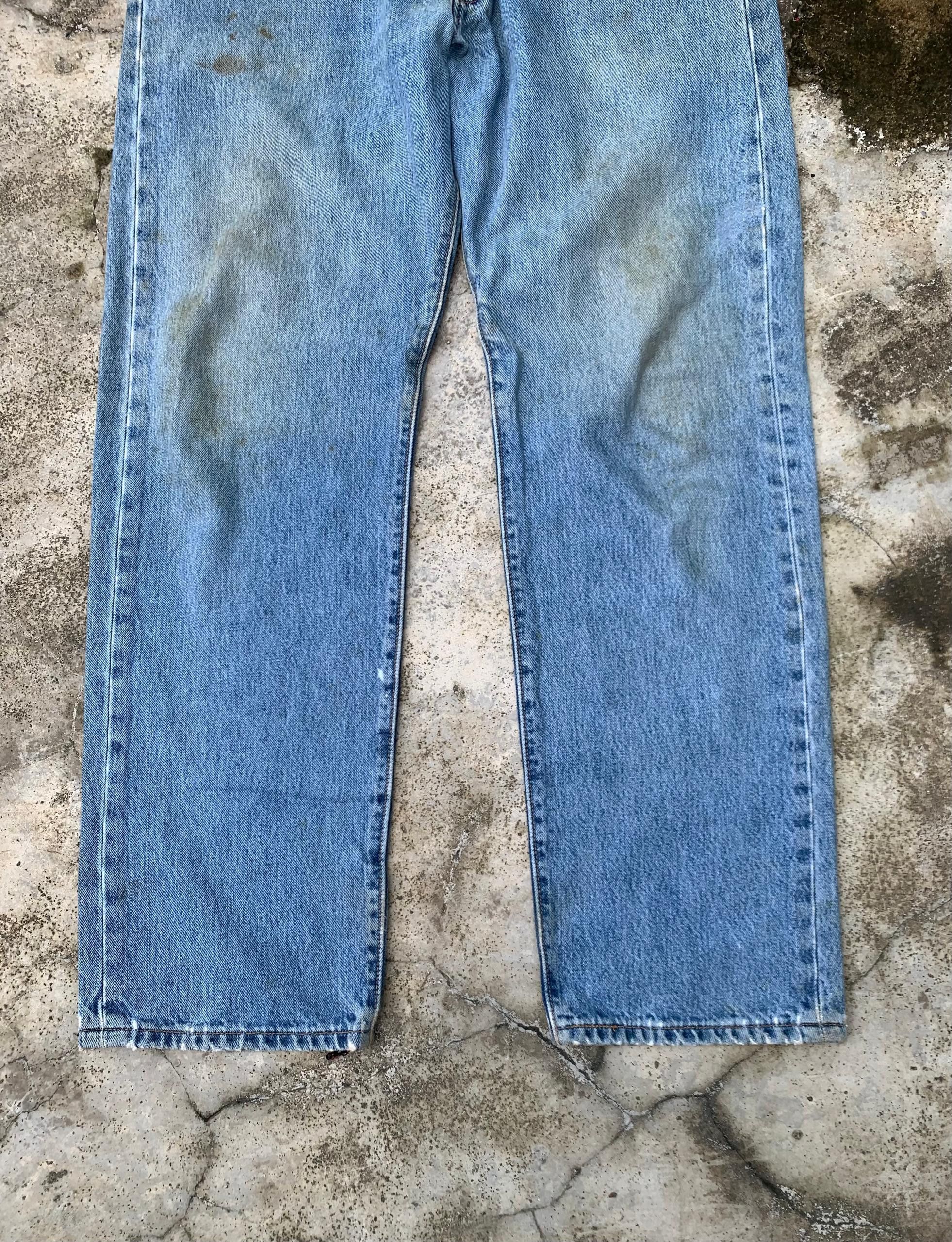 Levi's × Levi's Vintage Clothing × Vintage Rare Vintage Levis 501 Jeans X Geronimo Apache Denim Size US 36 / EU 52 - 11 Thumbnail