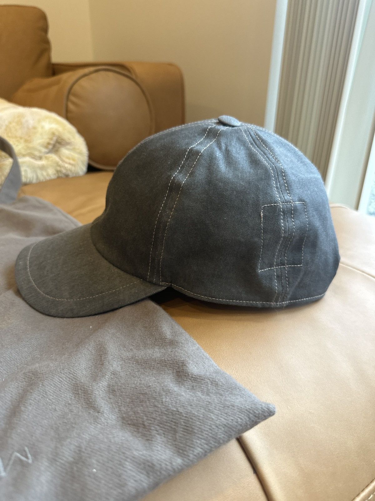 Rick Owens Drkshdw Rick Owens DRKSHDW Black Hollywood Cap Sz Small Size 30 - 6 Thumbnail