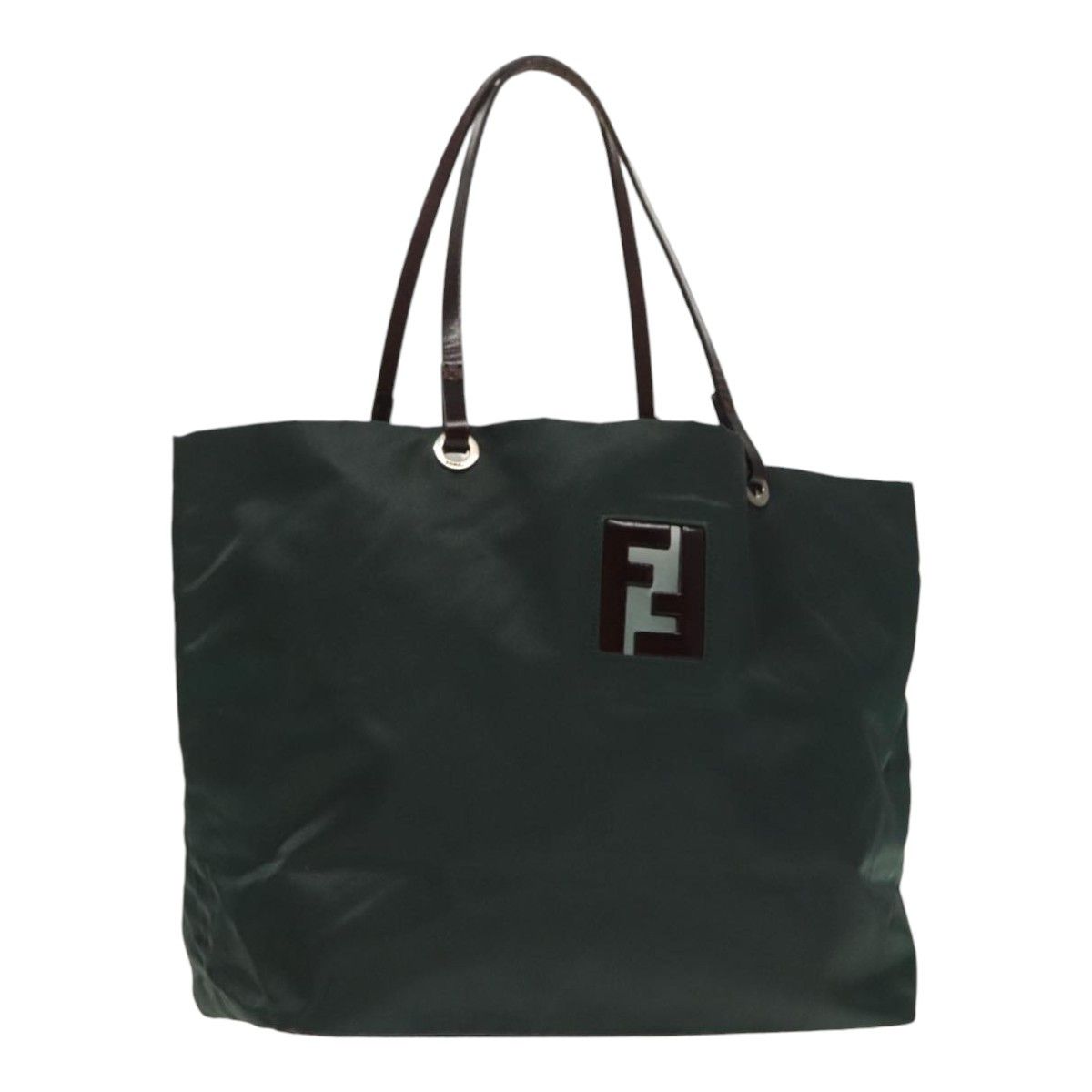 Fendi Khaki Synthetic Handbag (Pre-Owned) Size ONE SIZE - 1 Thumbnail