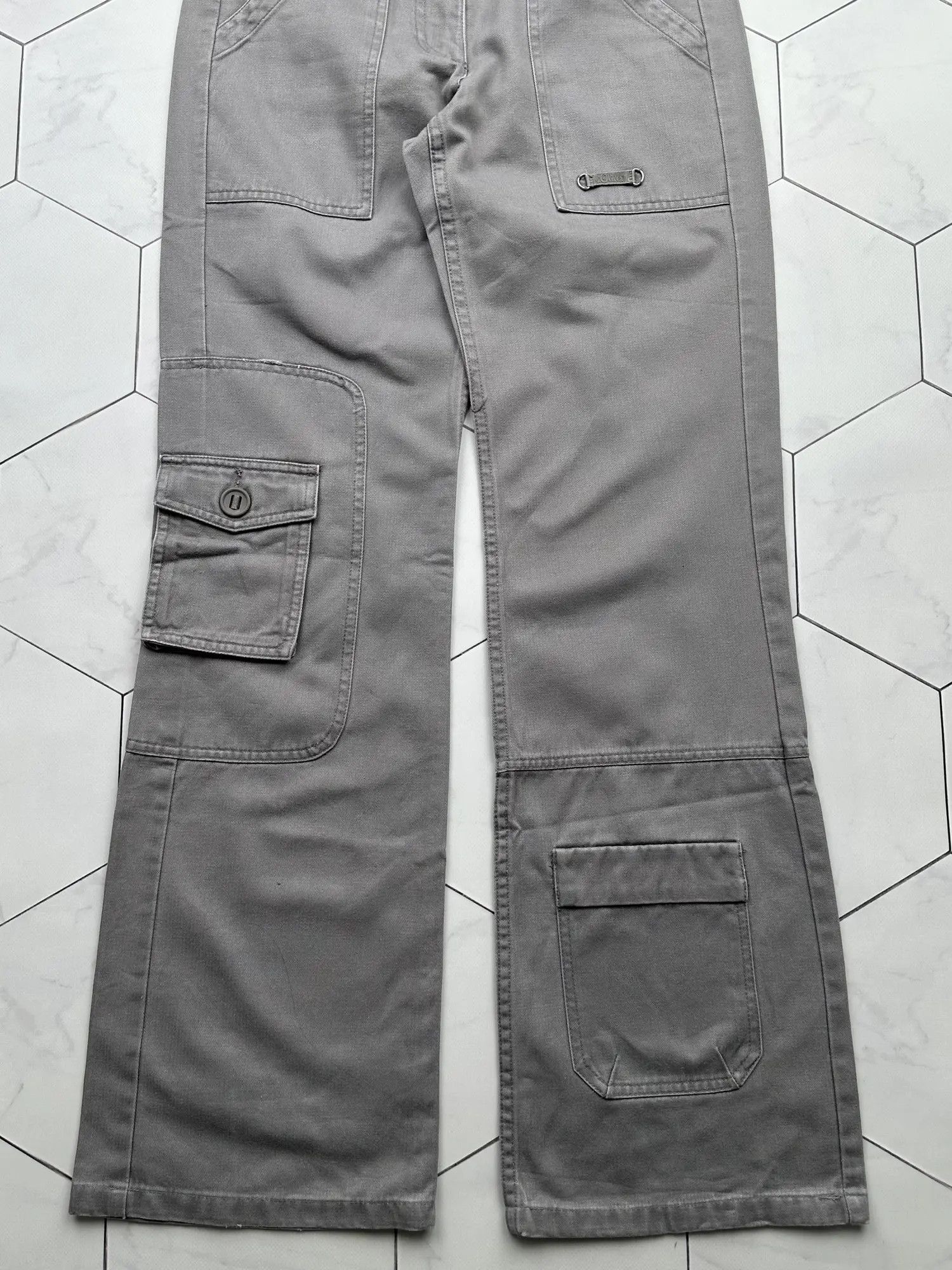 Japanese Brand Vintage Cargo Flare Pants E2 Size 27" / US 4 / IT 40 - 3 Thumbnail