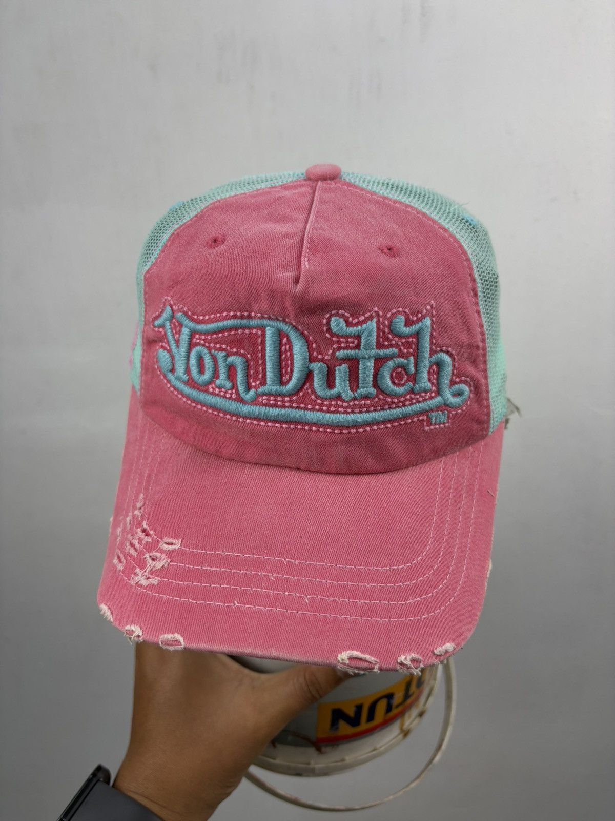 Von Dutch Vintage Von Dutch Trucker Hat Mesh Cap Size ONE SIZE - 1 Thumbnail