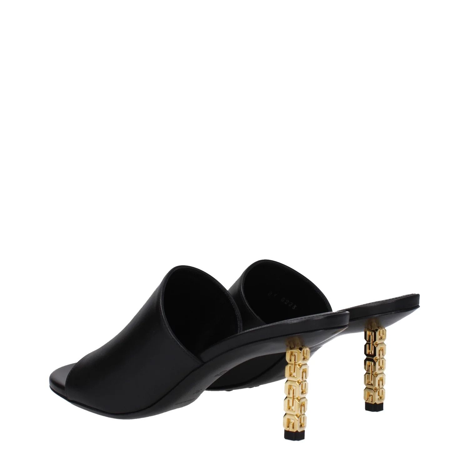 Givenchy ob1o1e1124 Leather Sandals in Black Size US 7.5 / IT 37.5 - 4 Thumbnail