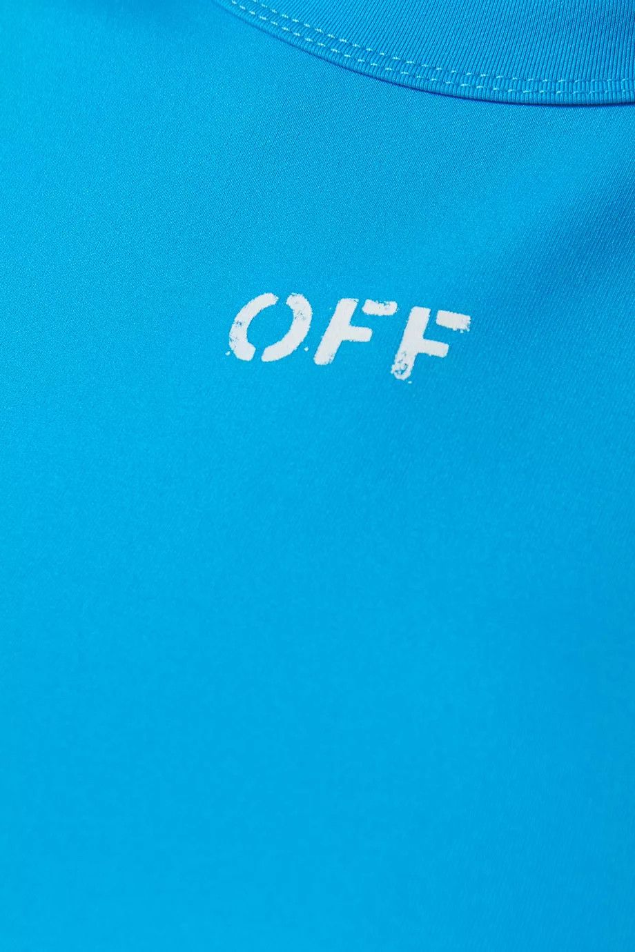 Off-White o1y1225 Logo Crop Top in Azure Size XS / US 0-2 / IT 36-38 - 3 Thumbnail