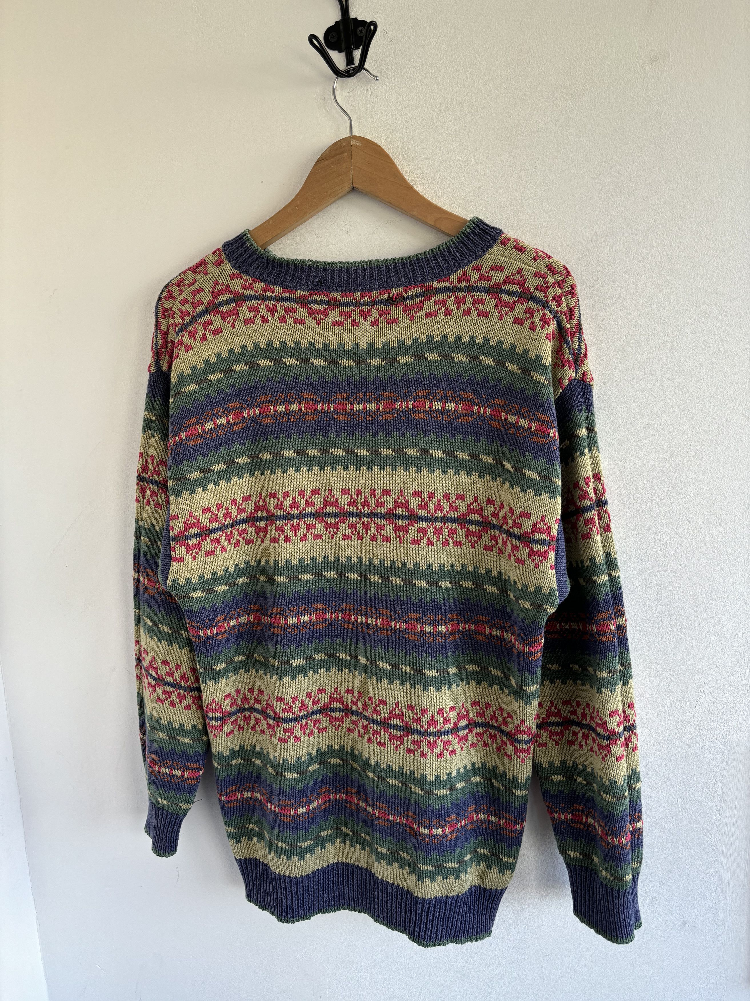 Vintage Vintage Knitted Sweater Pattern Size US M / EU 48-50 / 2 - 2 Thumbnail