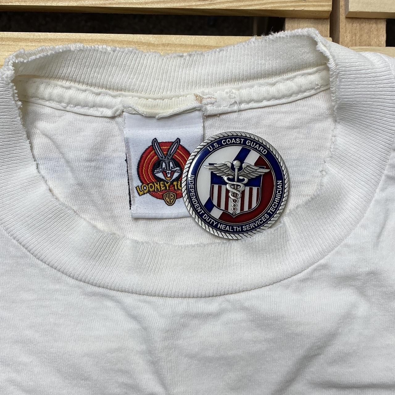 Other Vintage Looney Tunes x Taz White Thrashed Tee Size Large Size US L / EU 52-54 / 3 - 5 Thumbnail