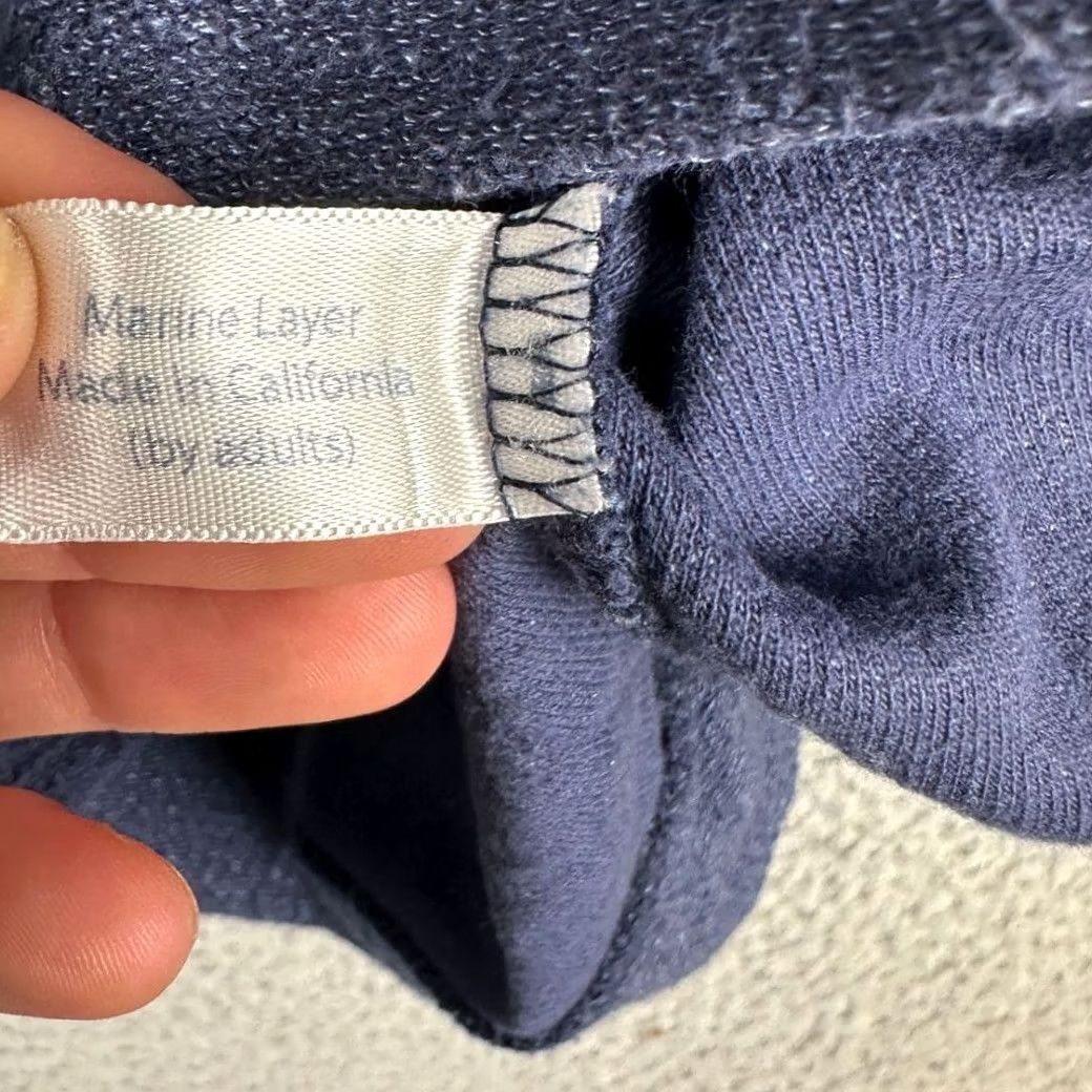Marine Layer Marine Layer Henley Sweater Mens Medium Blue Pullover Long Sleeve Shirt. Size US M / EU 48-50 / 2 - 7 Thumbnail