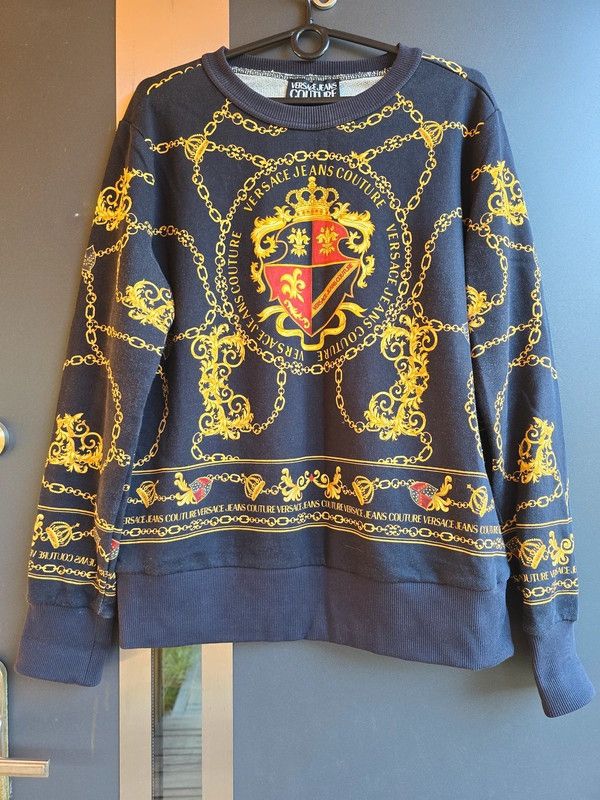 Versace Jeans Couture Versace Jeans Couture sweatshirt cotton Size L / US 10 / IT 46 - 3 Thumbnail