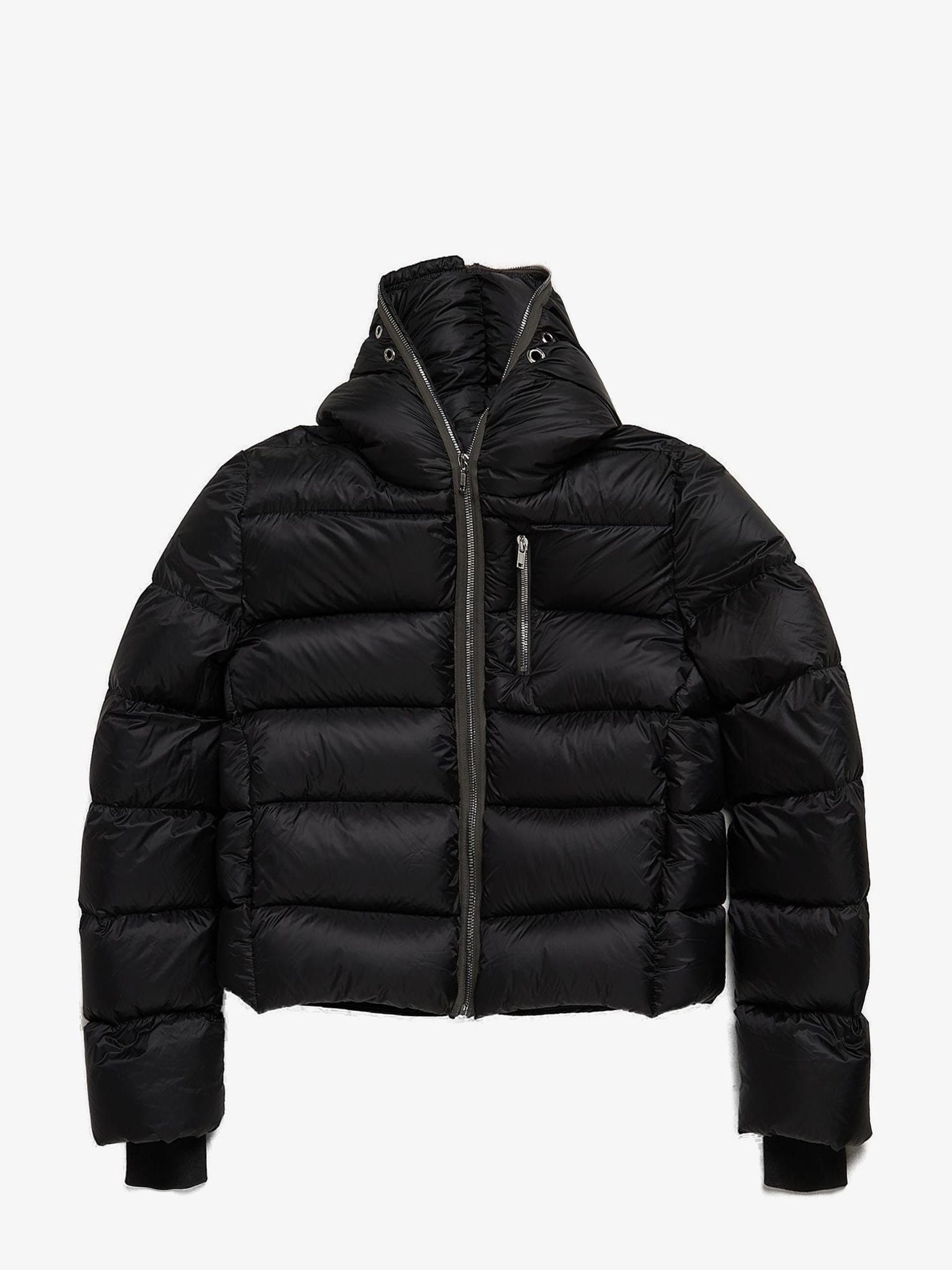 Black Gimp Polyamide Downjacket