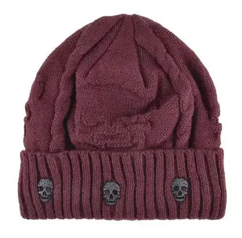 Other Hip-hop Skull Pattern Beanie Size ONE SIZE - 1 Thumbnail