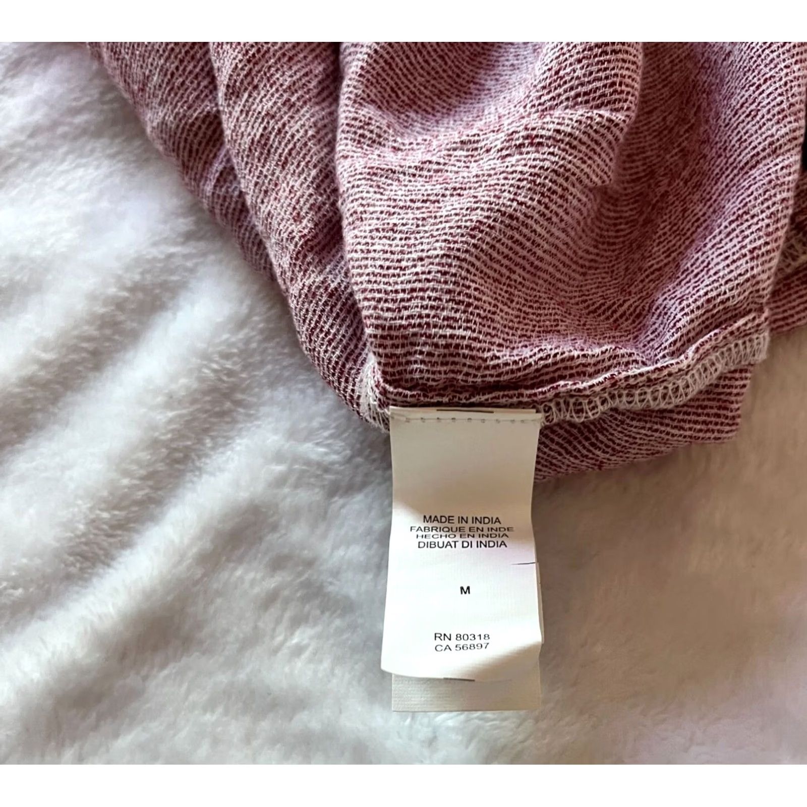 Lucky Brand Lucky Brand Womens Pink Boho Embroidered Bell Sleeve Off Shoulder Top Medium Size M / US 6-8 / IT 42-44 - 7 Thumbnail