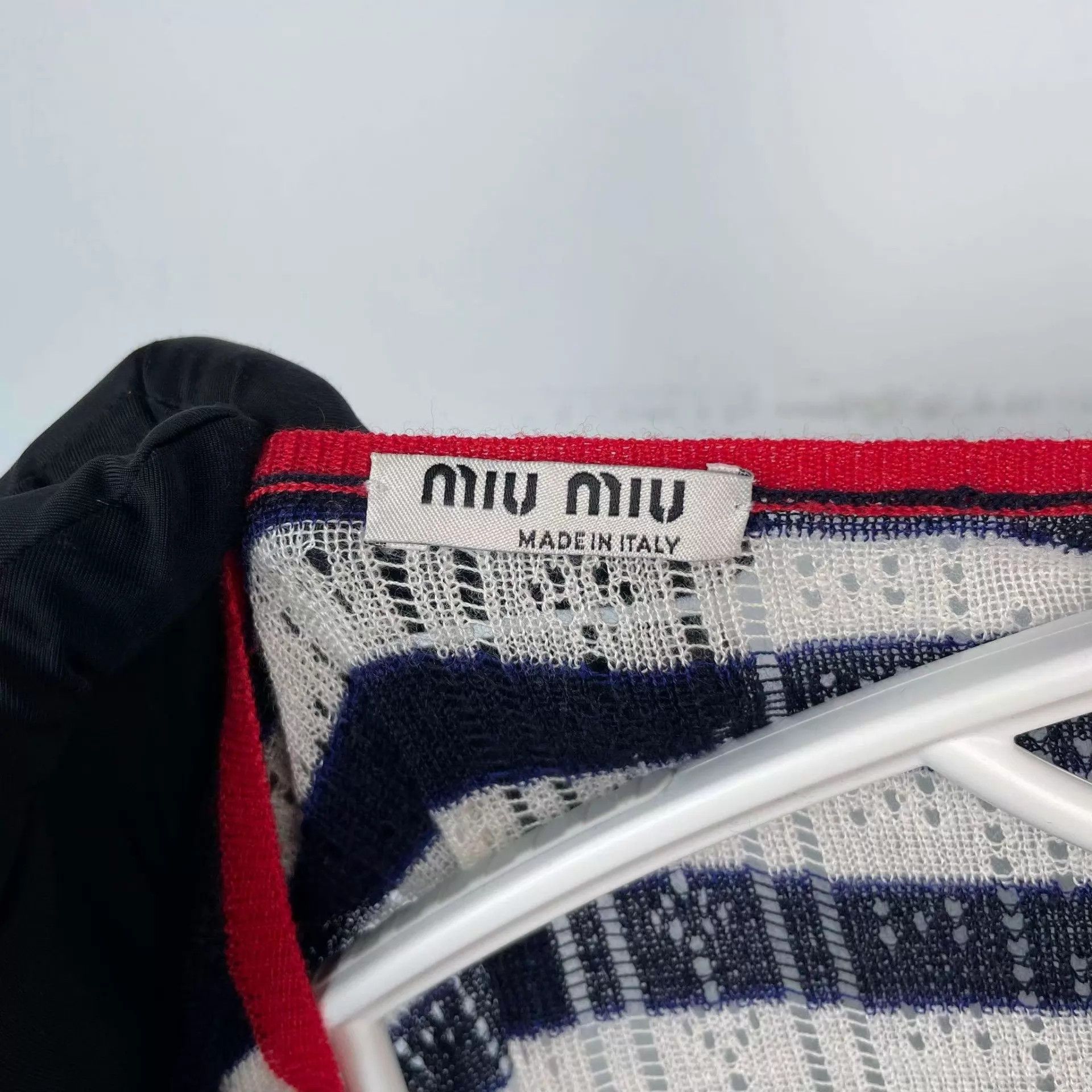 Miu Miu MIU MIU women's striped knit sweater size 38 Size XS / US 0-2 / IT 36-38 - 3 Thumbnail