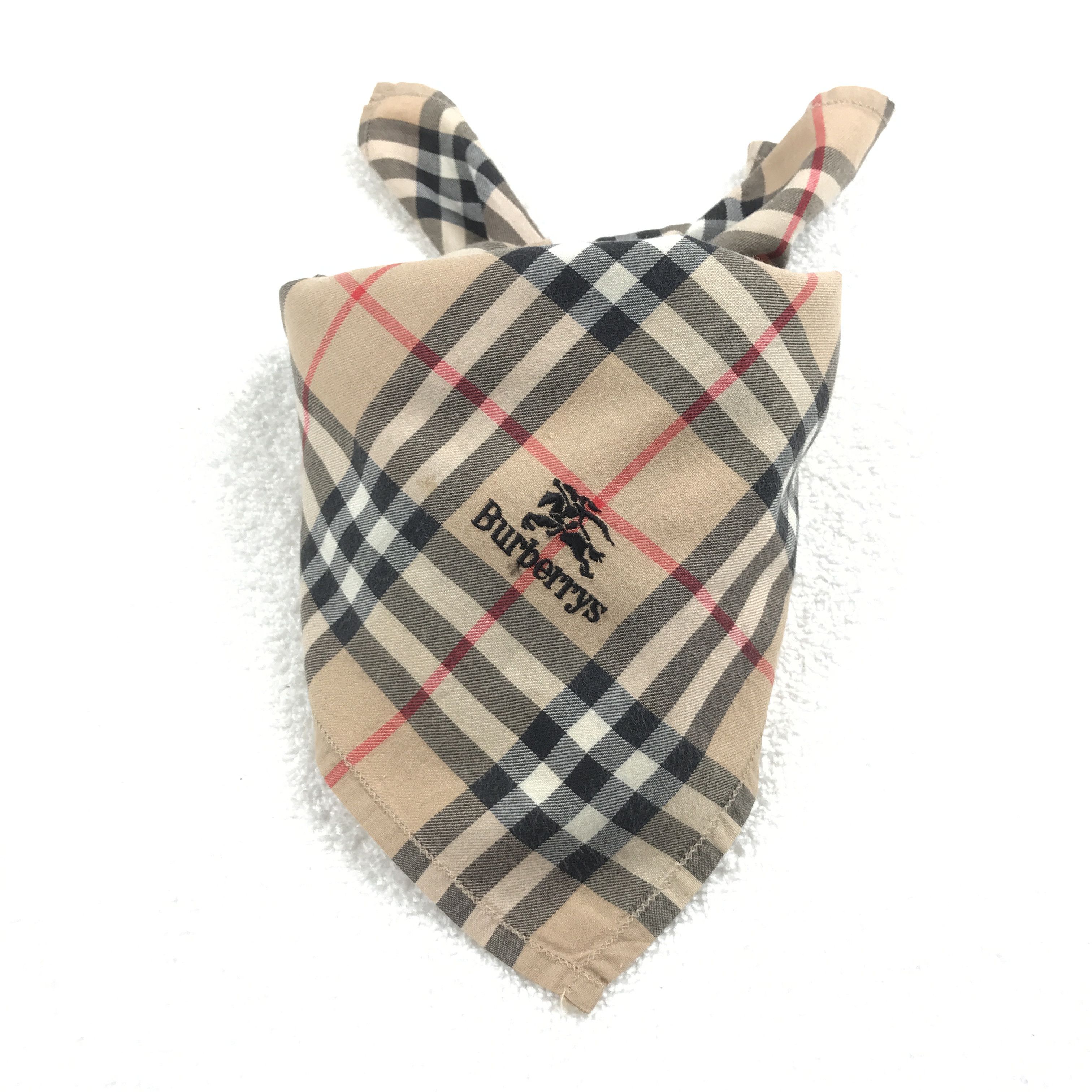 Burberry × Vintage Vintage Burberry Nova check Bandana Neckerchief Handkerchief Size ONE SIZE - 4 Thumbnail