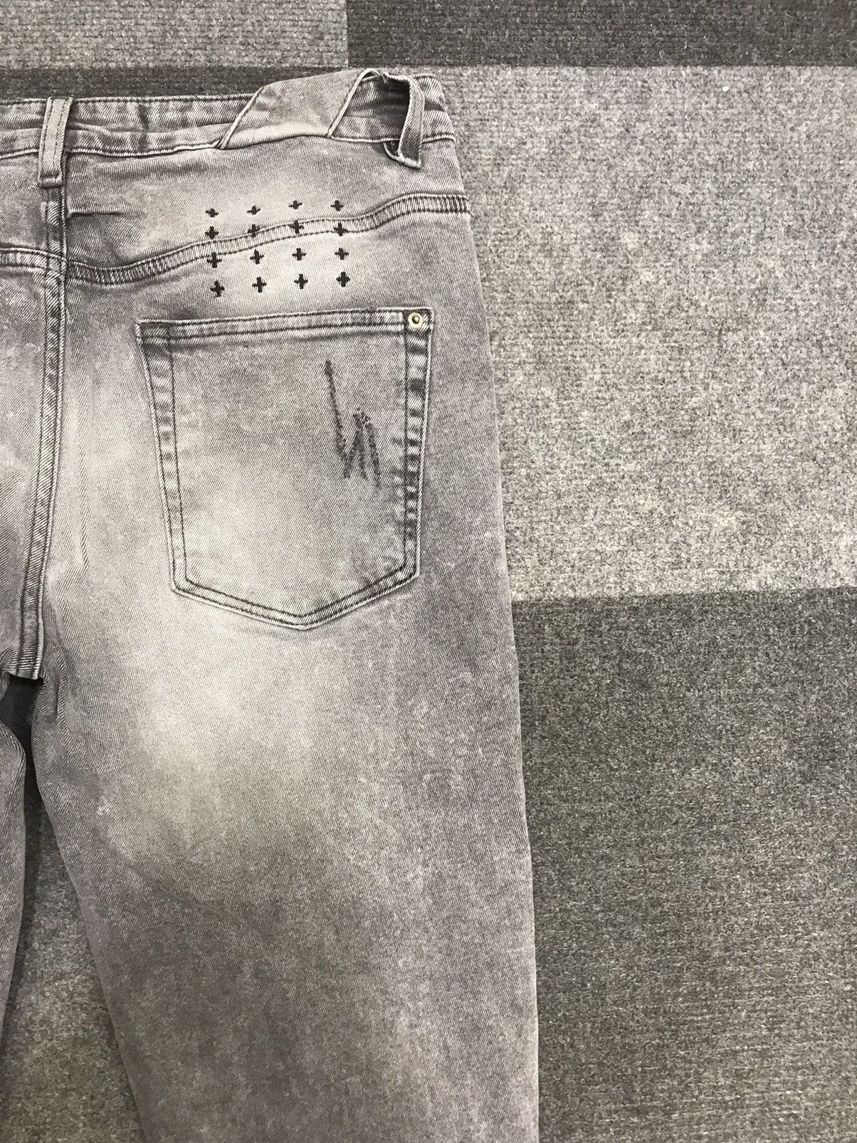 Ksubi 💥ARCHIVAL💥Very Rare ksubi Skinny Distressed Denim F285 Size US 33 - 12 Thumbnail