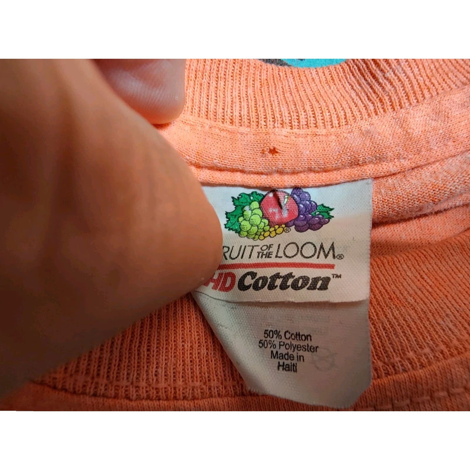 Fruit Of The Loom Fruit of the Loom T Shirt Adult S Orange Crabby Joes Hot Sauce Daytona Beach Shores Funny Double Sided Classic Size US S / EU 44-46 / 1 - 5 Thumbnail
