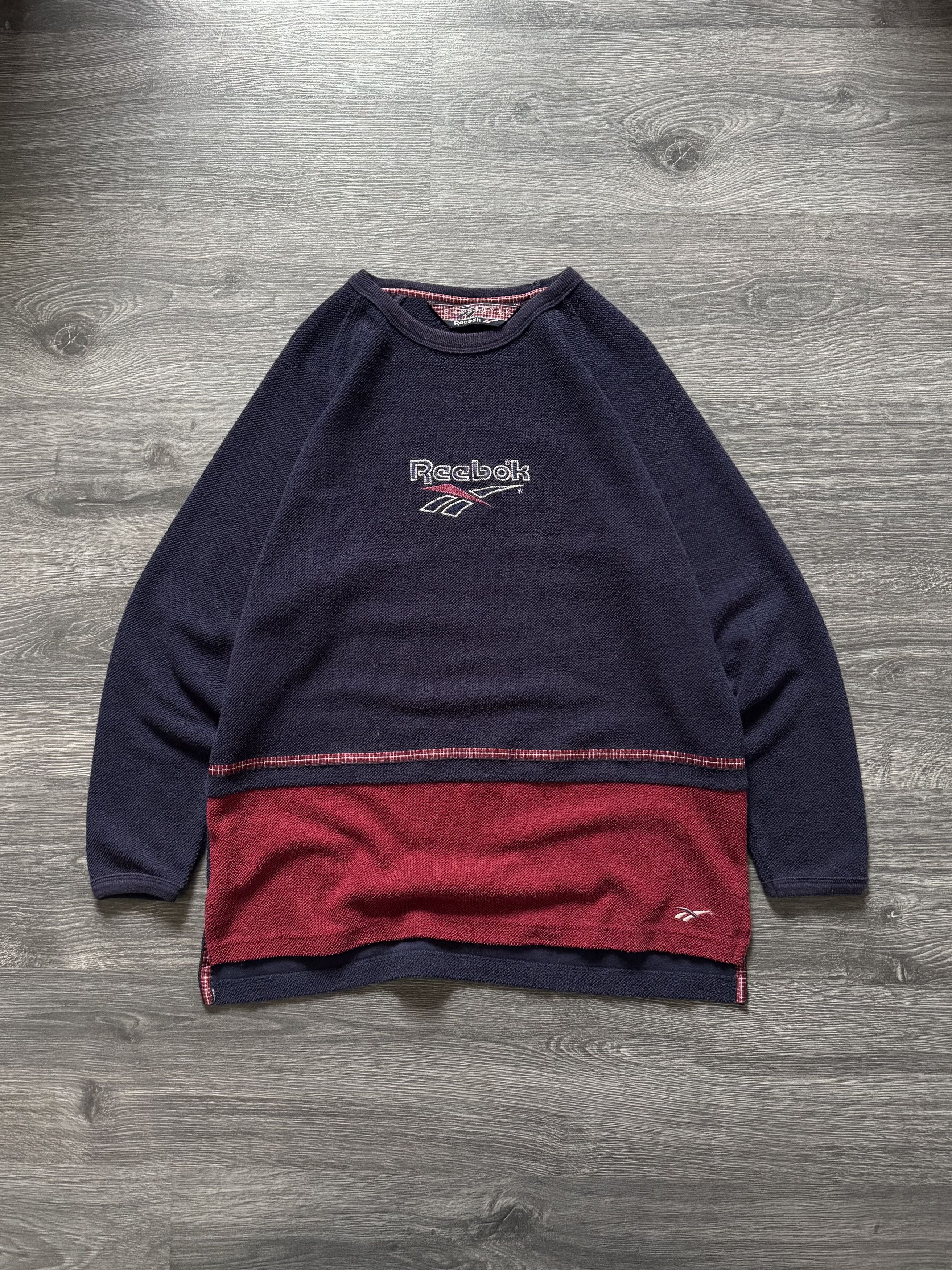 Reebok Vintage 90s Reebok Sweater Big Logo made in Korea Size US XS / EU 42 / 0 - 1 Thumbnail