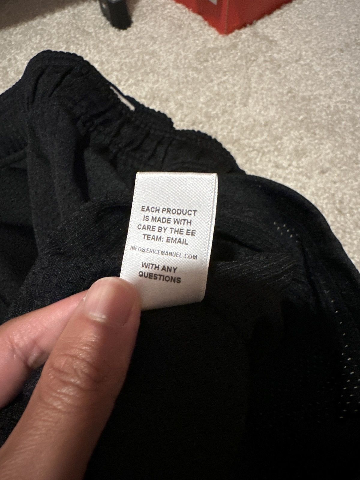Eric Emanuel Eric Emanuel EE Basic Short “Black / Gray / White” (S) Size US 30 / EU 46 - 7 Thumbnail