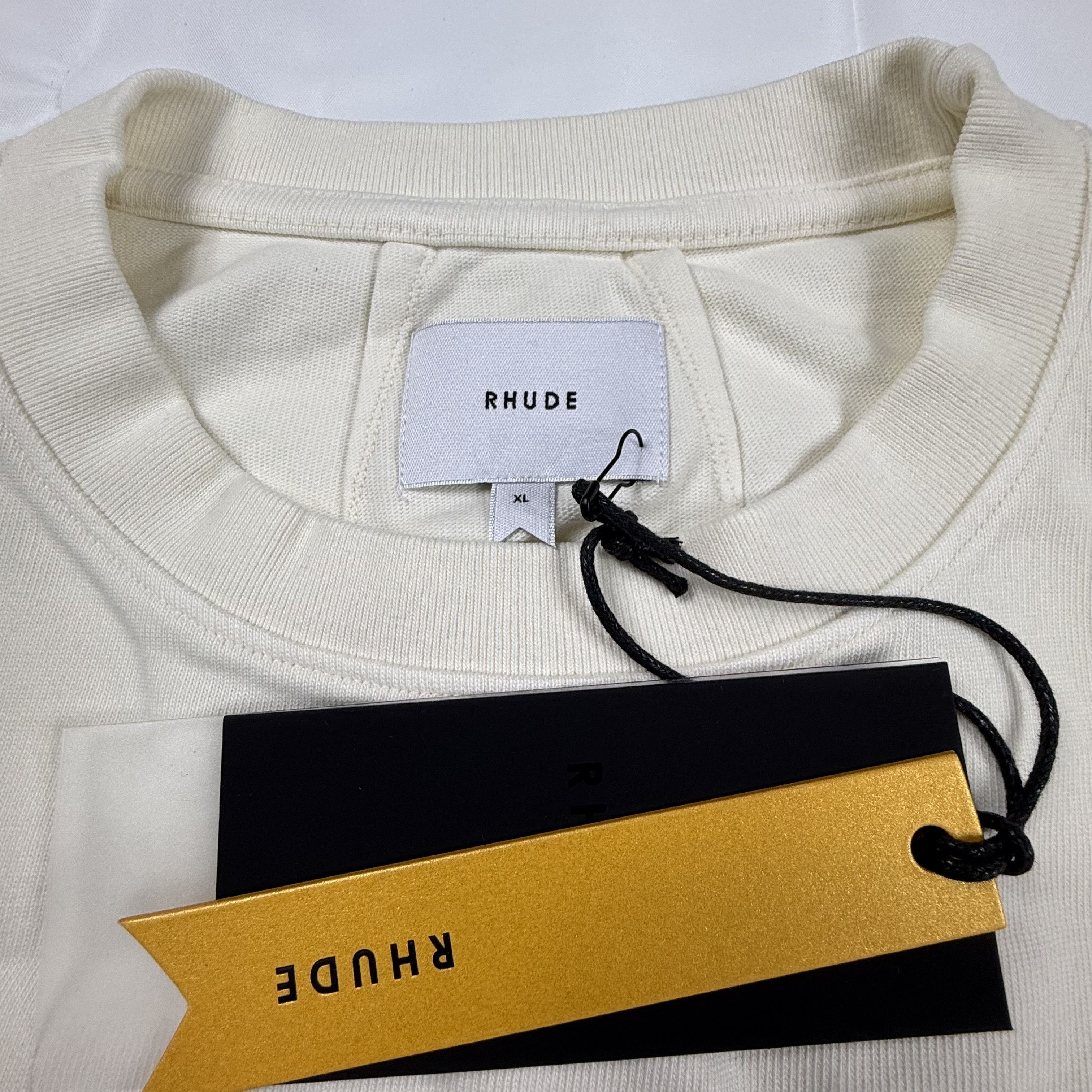 Rhude Rhude Chateau Rhude Wine Graphic T-Shirt Cream XL Size US XL / EU 56 / 4 - 3 Thumbnail