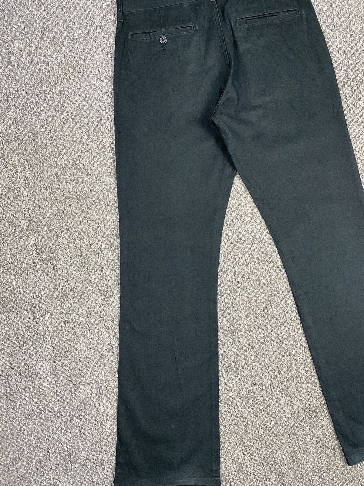 Yohji Yamamoto Yohji Yamamoto Ined Homme Straight Black Pant Size US 32 / EU 48 - 11 Thumbnail