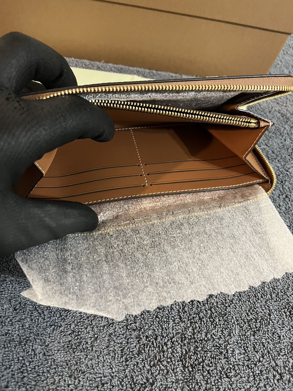 Burberry Burberry Check Zip Wallet Size ONE SIZE - 17 Thumbnail