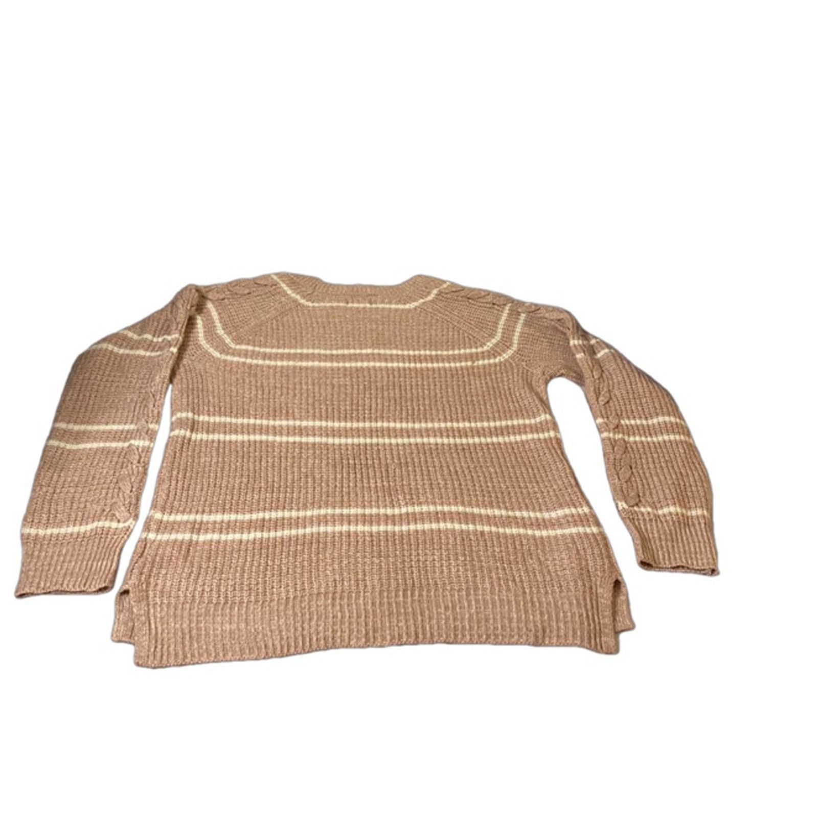 Other SO Heritage Striped Knit Sweater Cable Sleeve Cozy Layer XL Size XL / US 12-14 / IT 48-50 - 7 Thumbnail