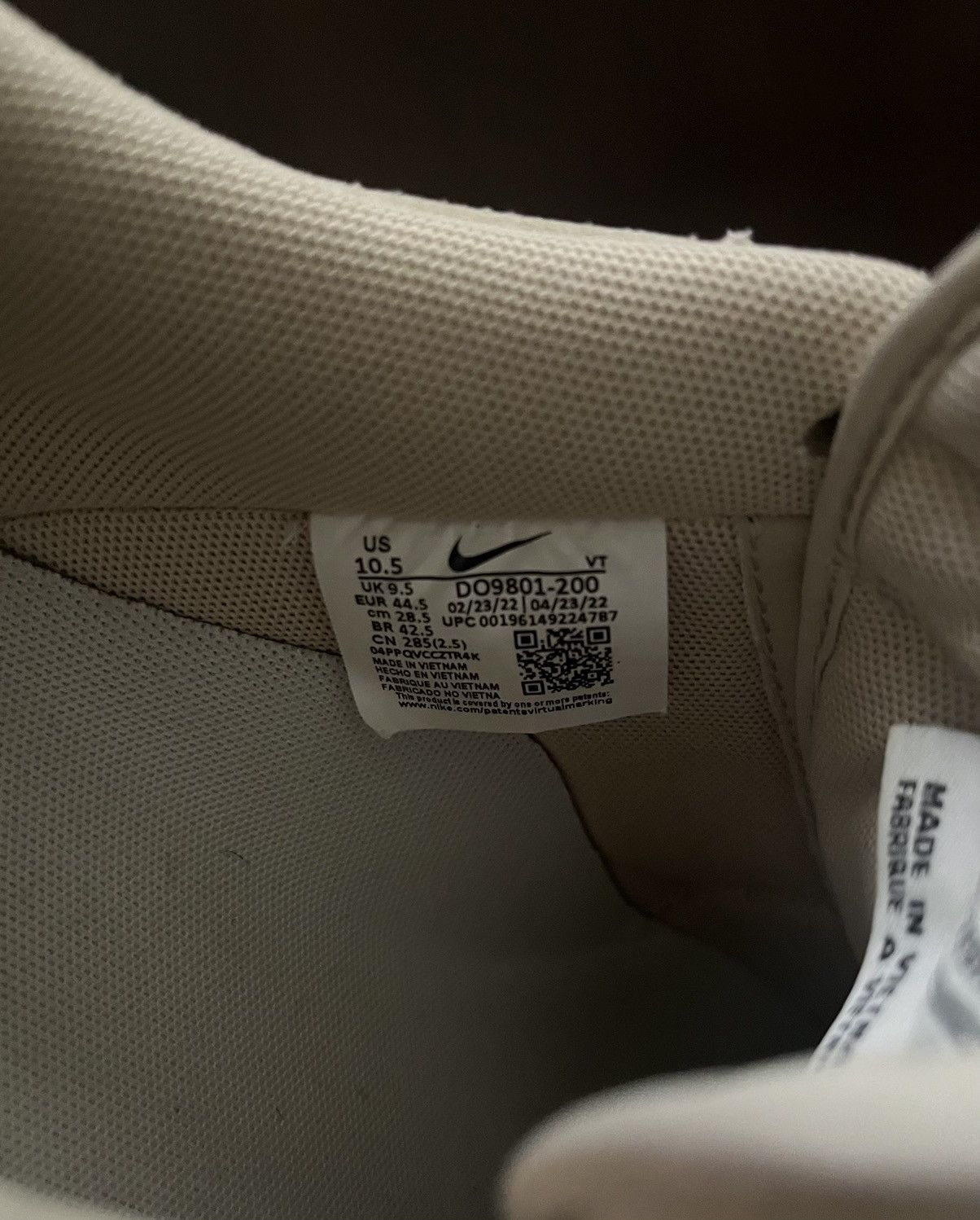 Nike Nike Air Force 1 Low ‘07 LV8 Certified Fresh Rattan (Cream) Size US 10.5 / EU 43-44 - 5 Thumbnail