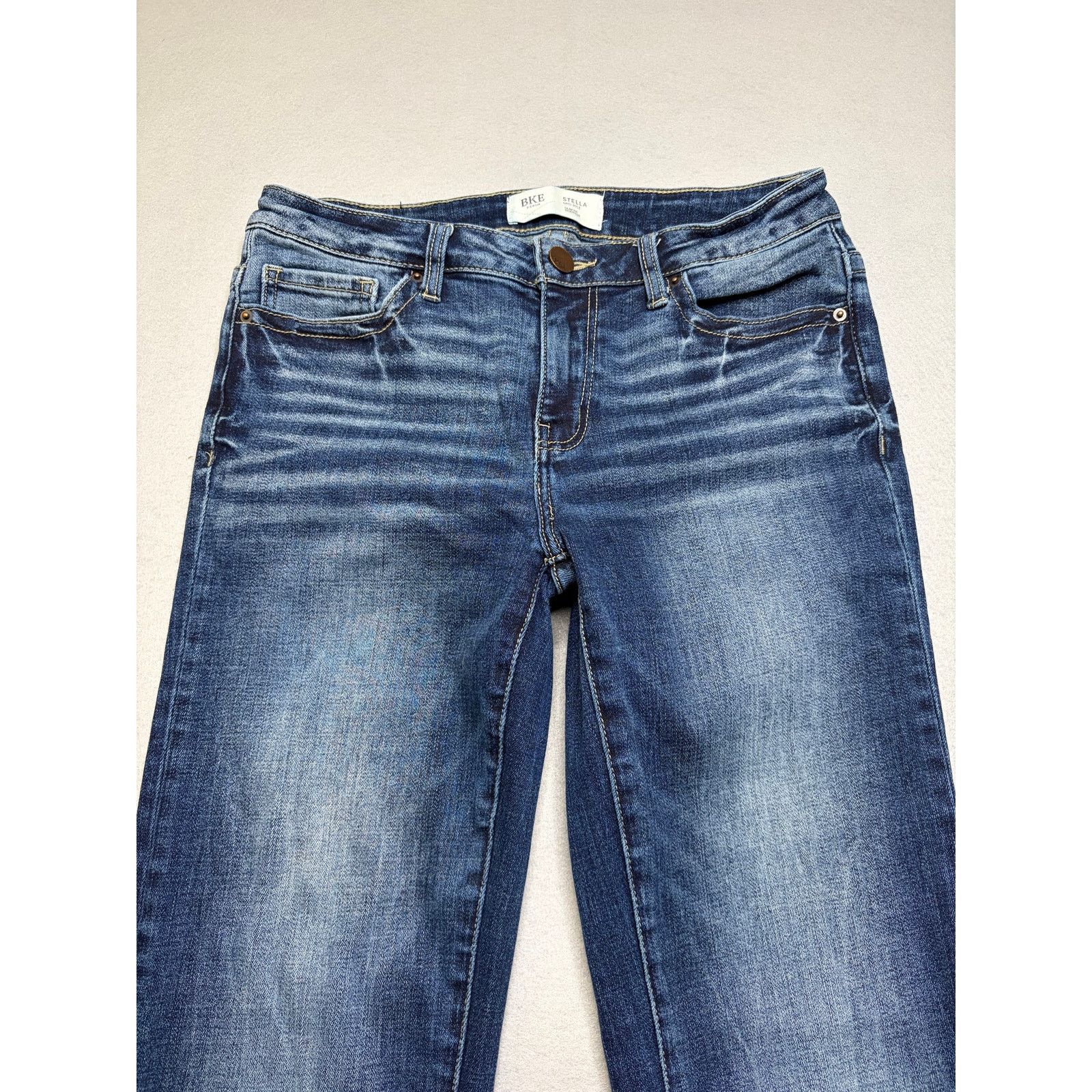 BKE BKE Stella Mid Rise Slim Fit Bootcut Jeans 27x31.5 Blue Size 27" / US 4 / IT 40 - 9 Thumbnail