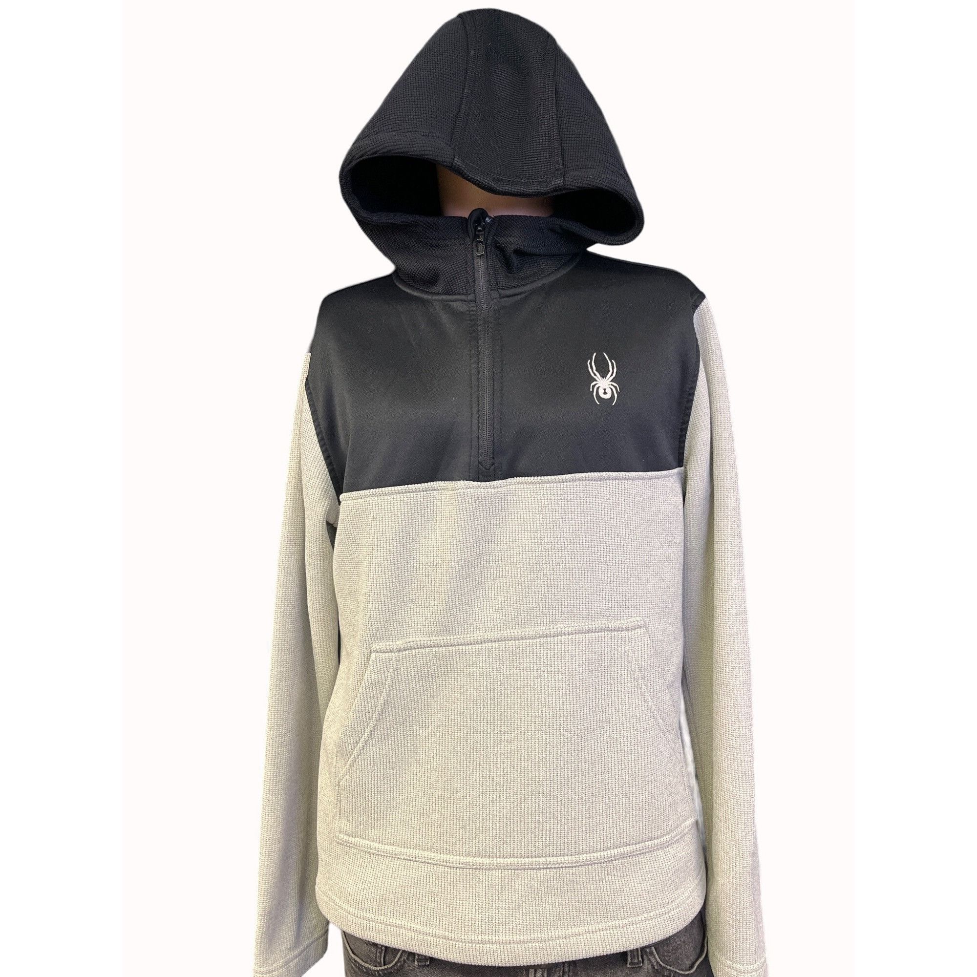 Spyder Spyder Women's Grey/Black Sweater/Hoodie Sz Sz S/P/P SKU 486 Size S / US 4 / IT 40 - 1 Thumbnail