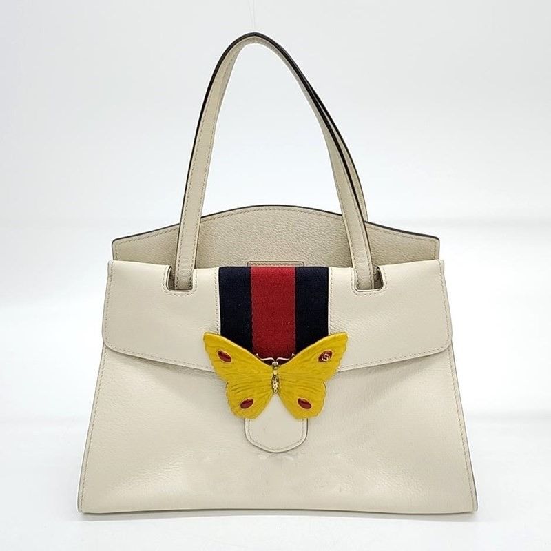 Gucci GUCCI Totem Butterfly Medium Leather Shoulder Bag 505344 Size ONE SIZE - 1 Thumbnail