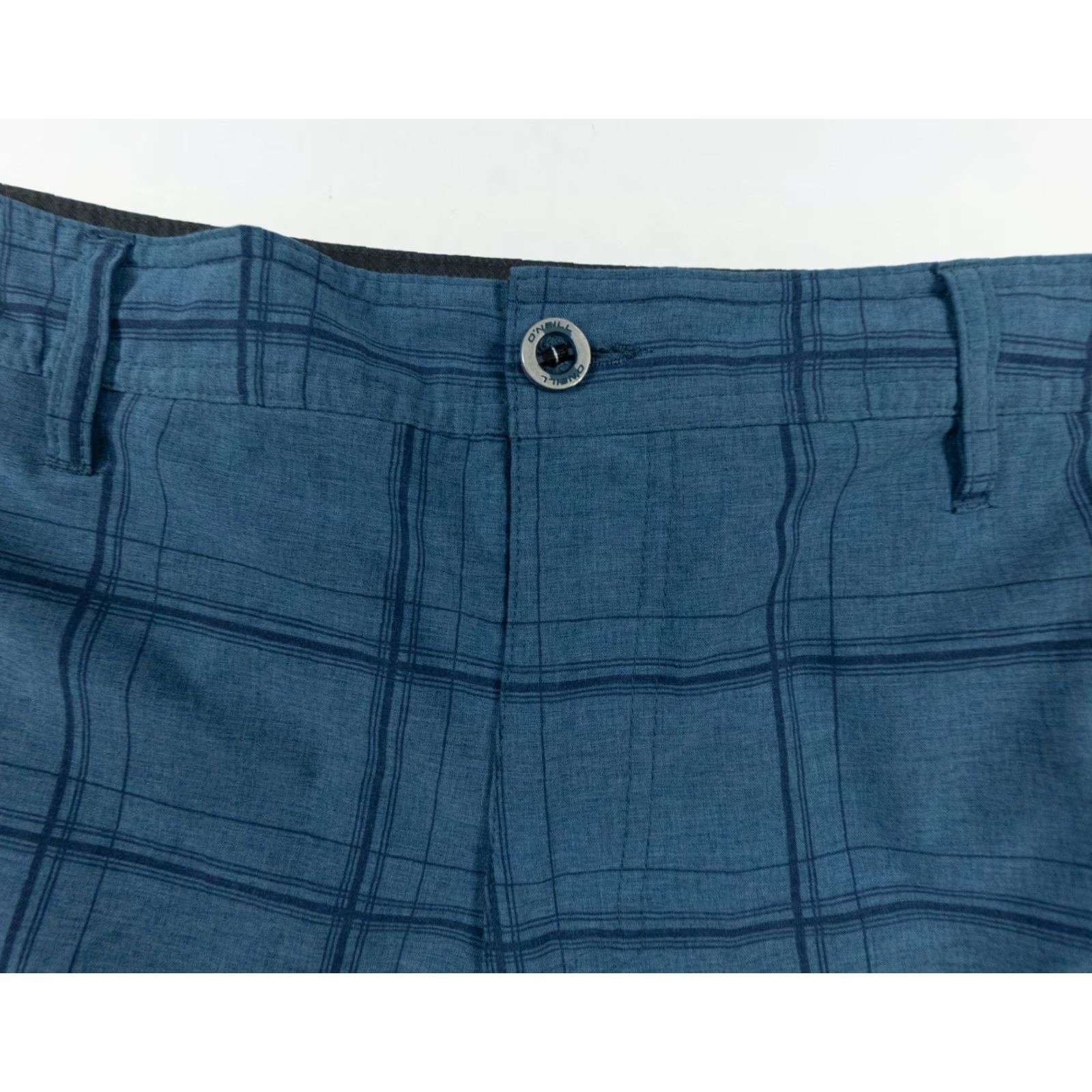 O'Neill O'Neill Men's Chino Shorts 11" Inseam Flat Front Stretch Blue 40 Adult Regular Casual Logo 5-Pocket Mens Size US 40 / EU 56 - 3 Thumbnail