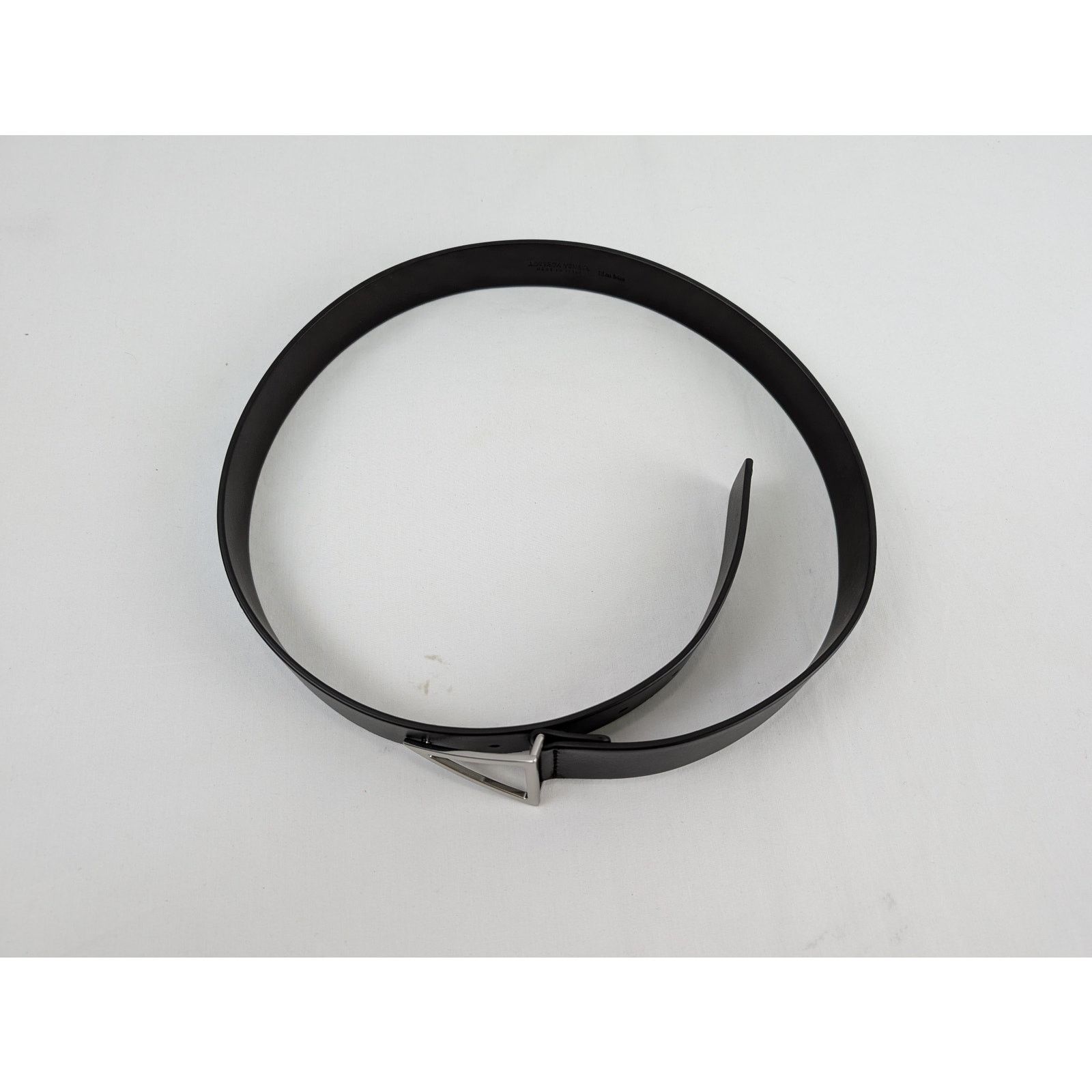 Bottega Veneta o1rshd1 Size: 85cm / Triangle Belt in Black Size 34 - 2 Thumbnail