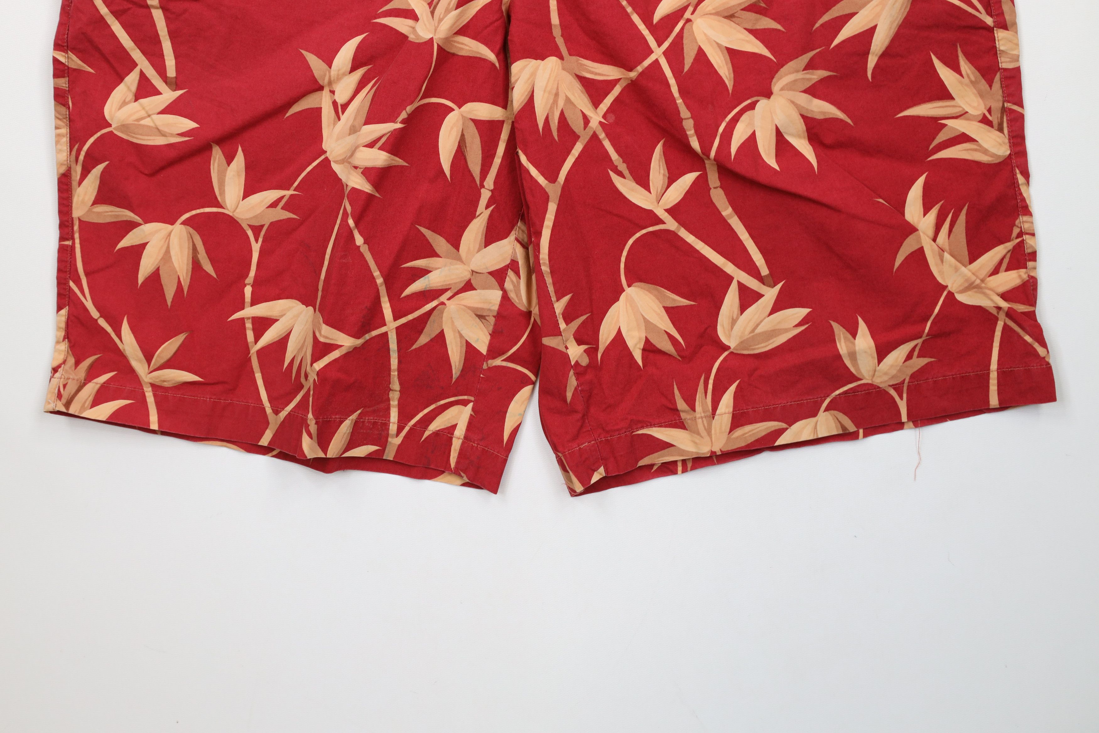 Ralph Lauren × Vintage Vintage 90s Ralph Lauren Flower Lined Shorts Trunks USA Size US 36 / EU 52 - 4 Thumbnail