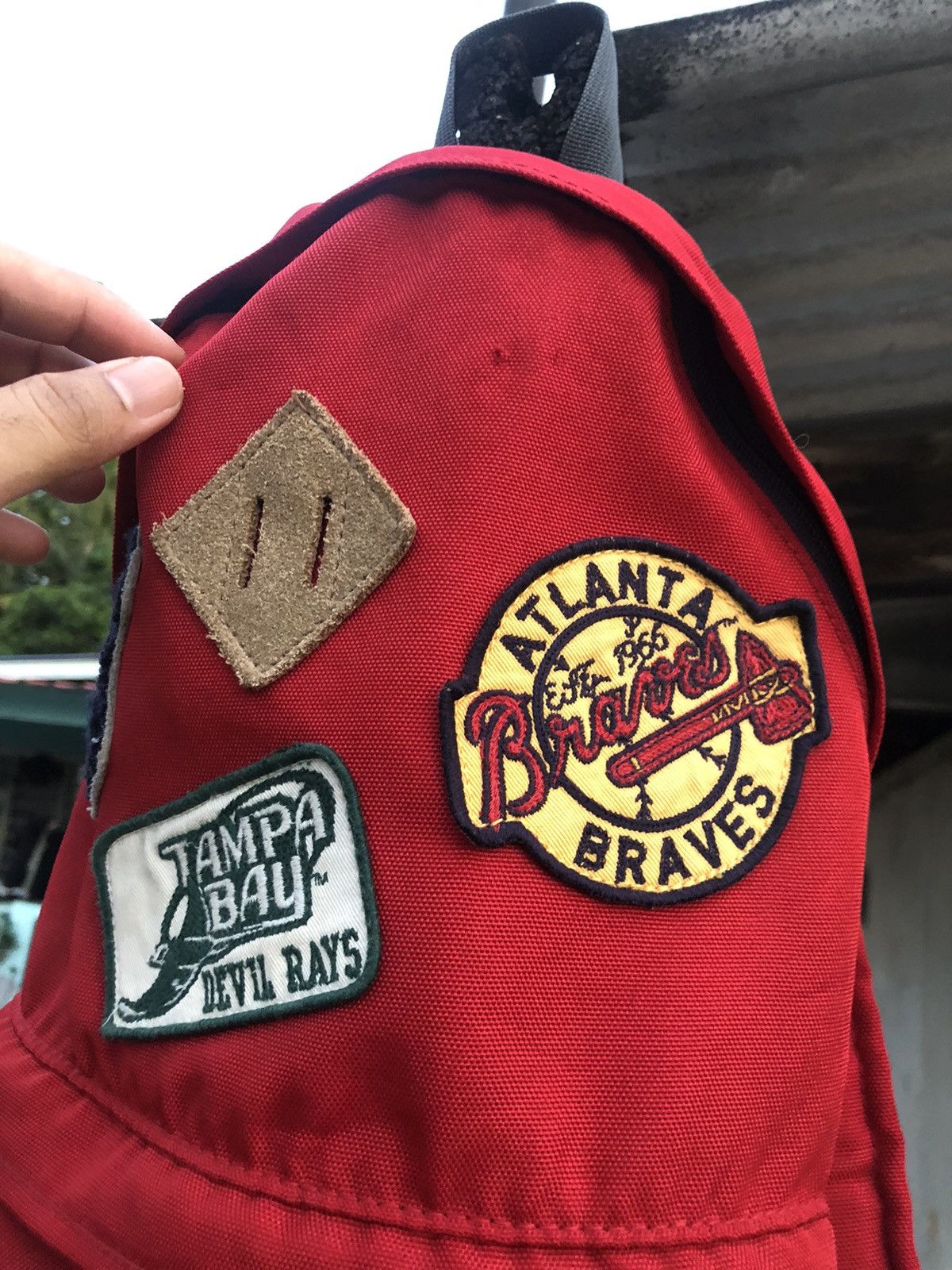 MLB Rare❗️Vintage MLB x Uniqlo Multi Patches Clup Bag Pack Size ONE SIZE - 21 Thumbnail
