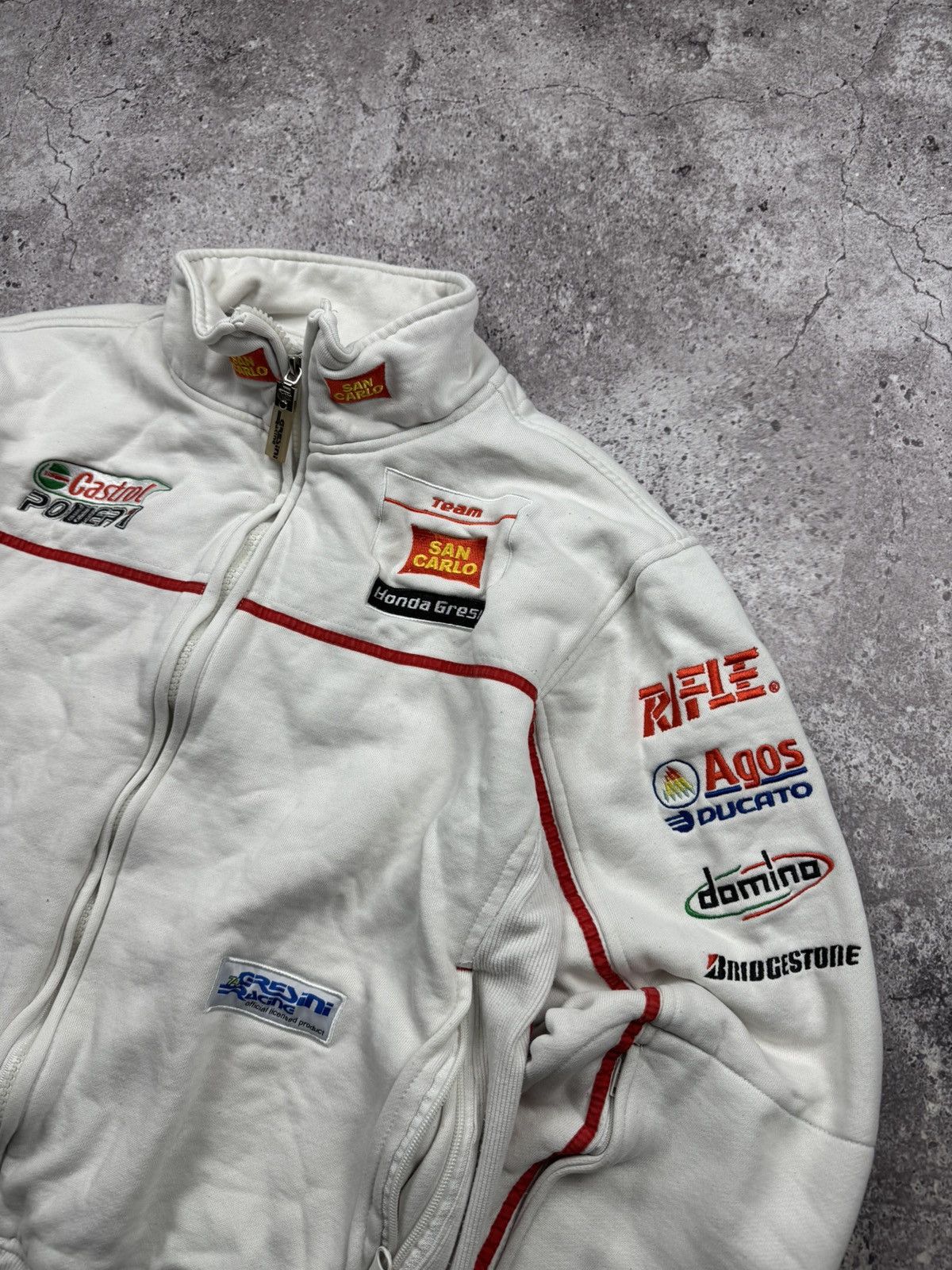Honda 🔷Vintage Honda Racing Track Zip Jacket 90s Japanesse🔷 Size US S / EU 44-46 / 1 - 3 Thumbnail